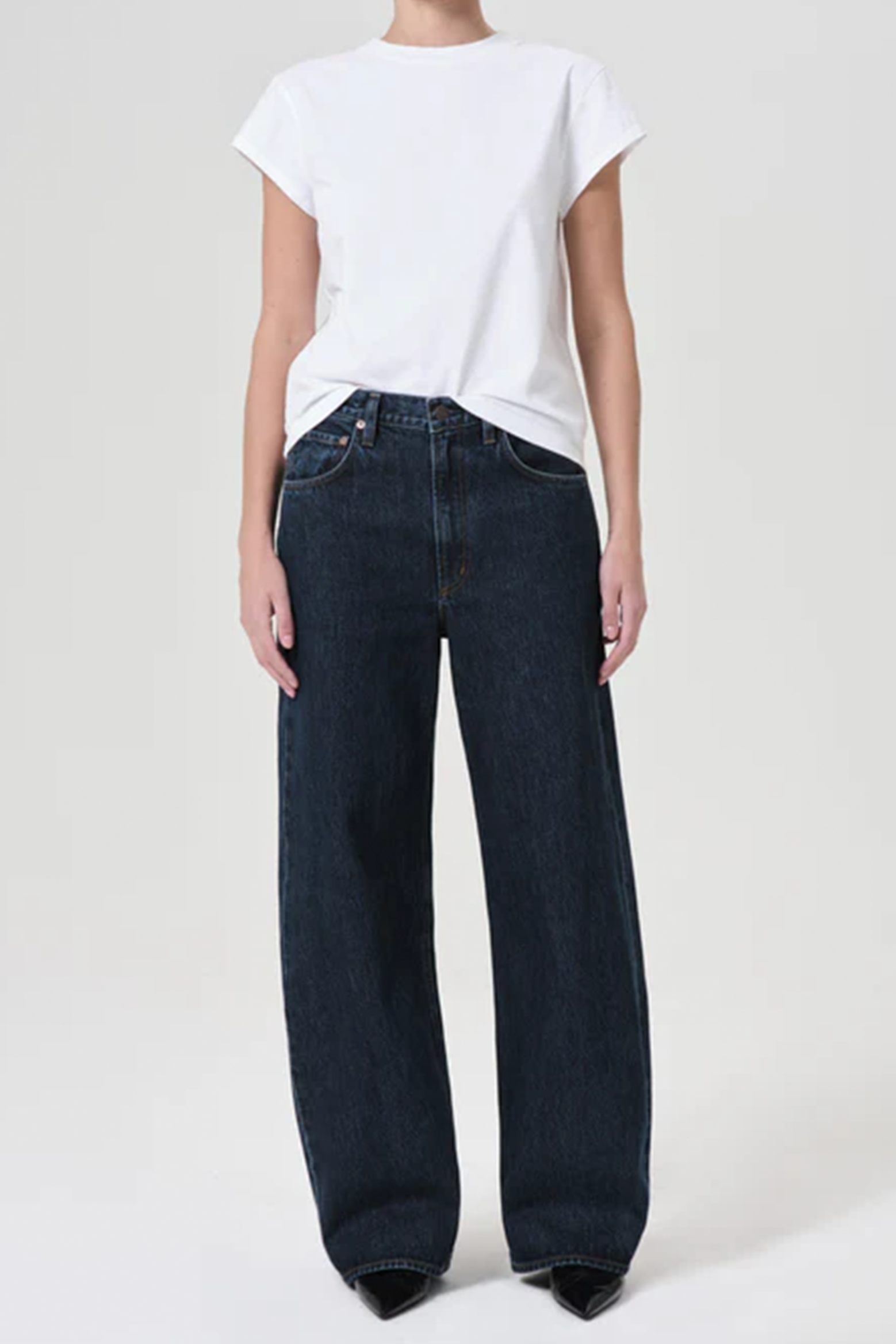 AGOLDE LOW CURVE JEAN IN PENDULUM | THE NEW TREND
