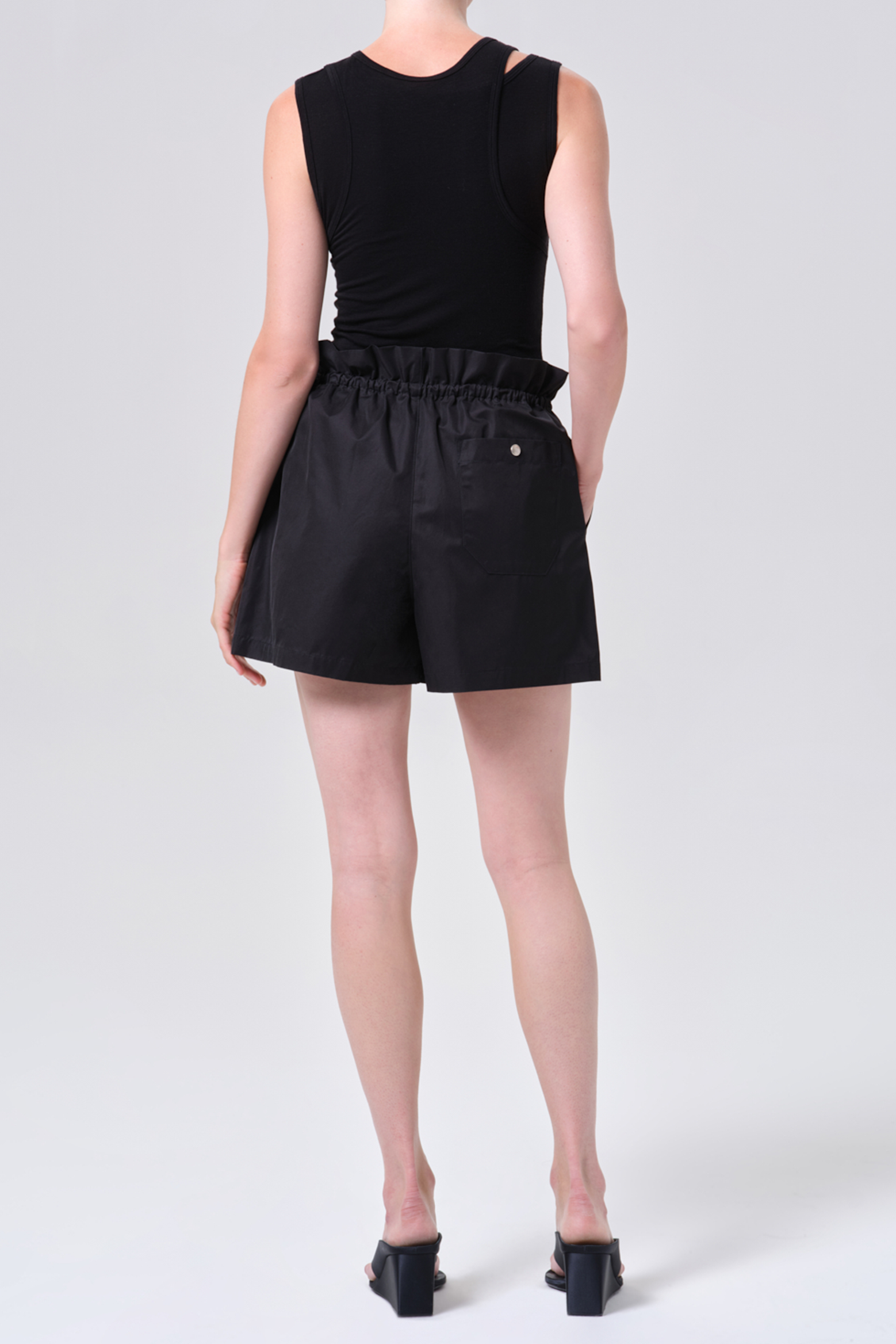 AGOLDE LYDIA SHORT BLACK | THE NEW TREND