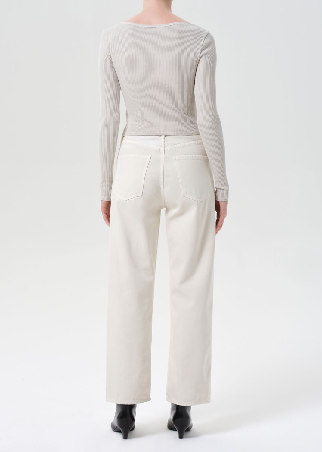 AGOLDE REN JEAN IN BROWN RICE | THE NEW TREND
