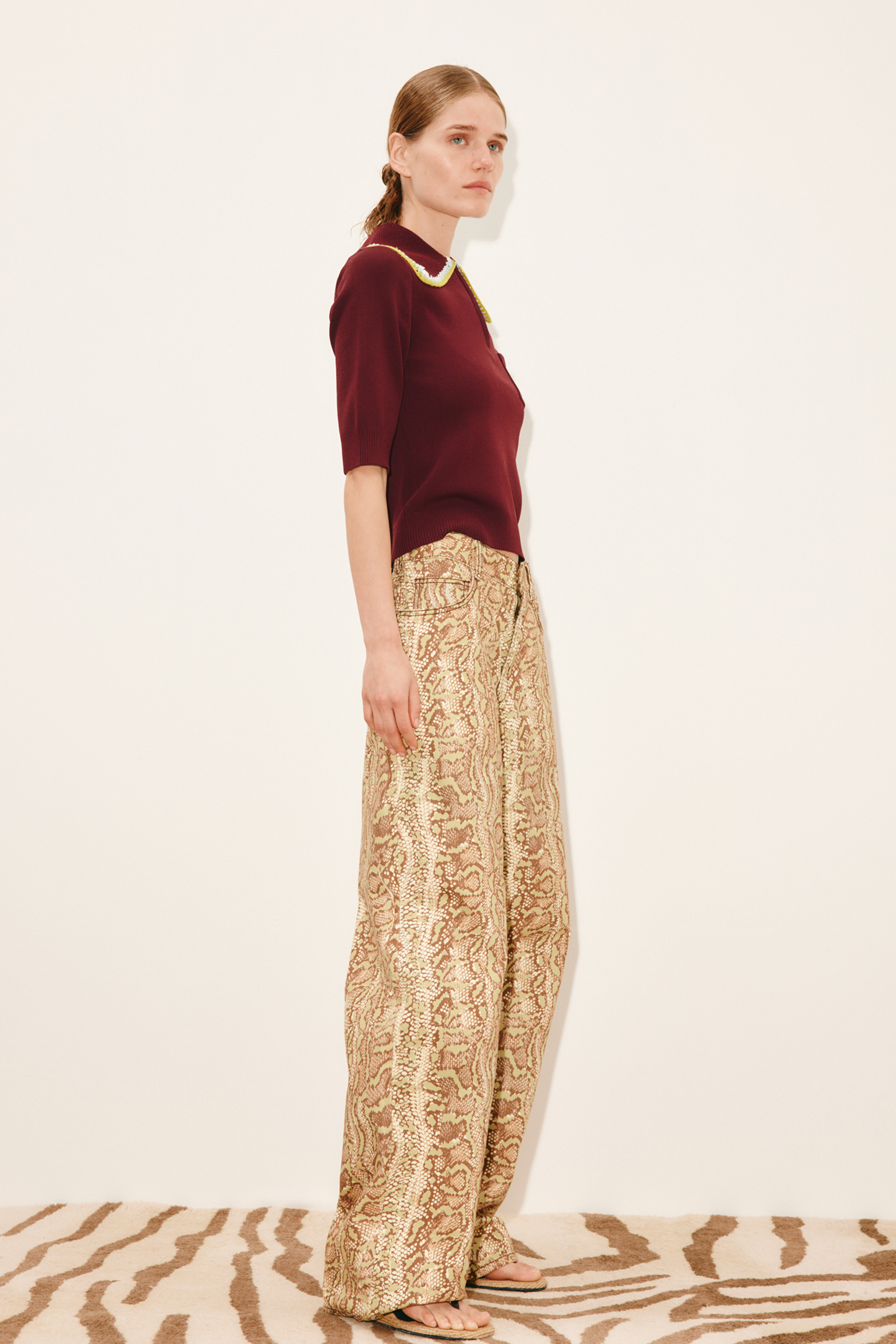 ALÈMAIS JASPER KNIT POLO CHOCOLATE | THE NEW TREND