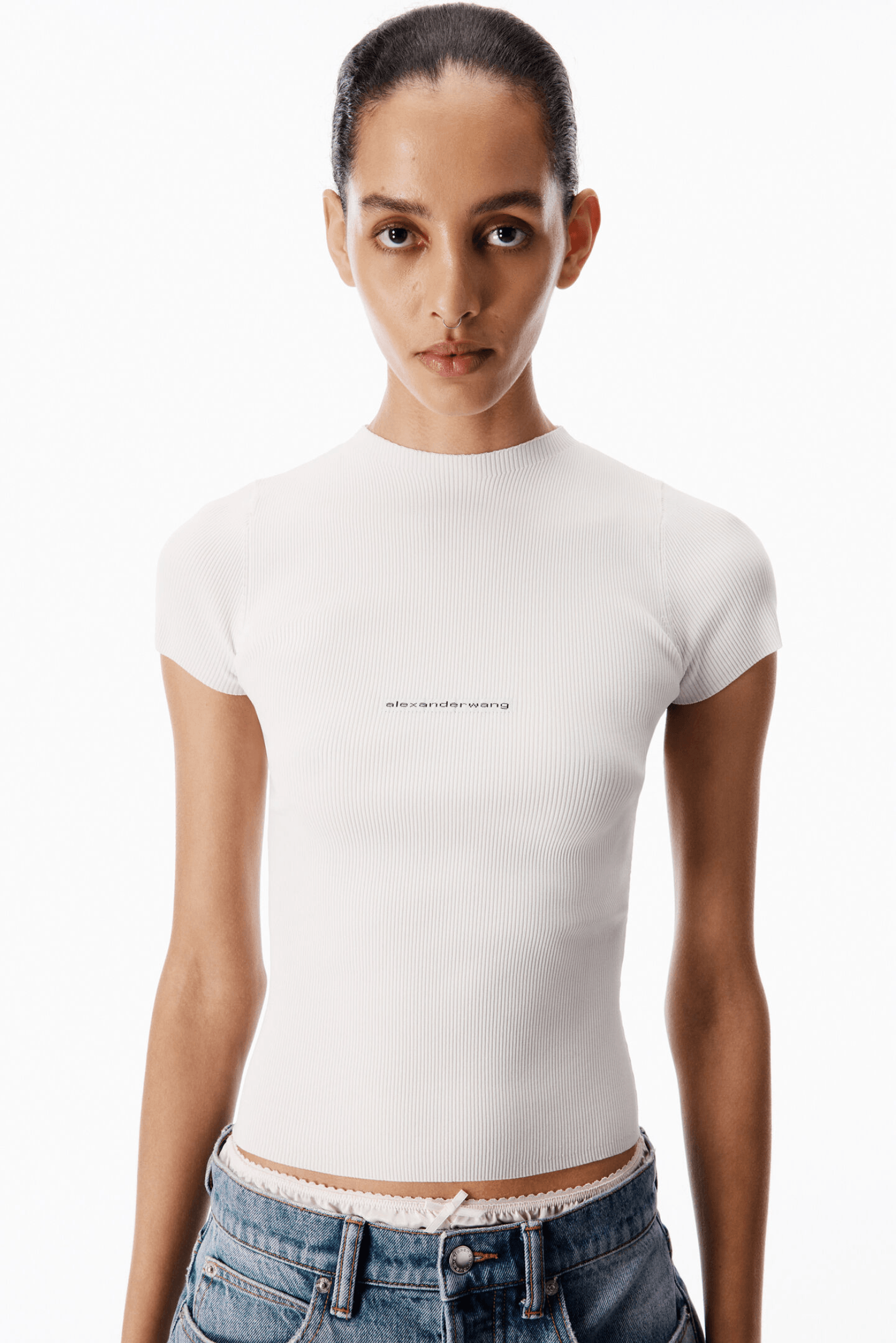 Knit Logo Baby Tee