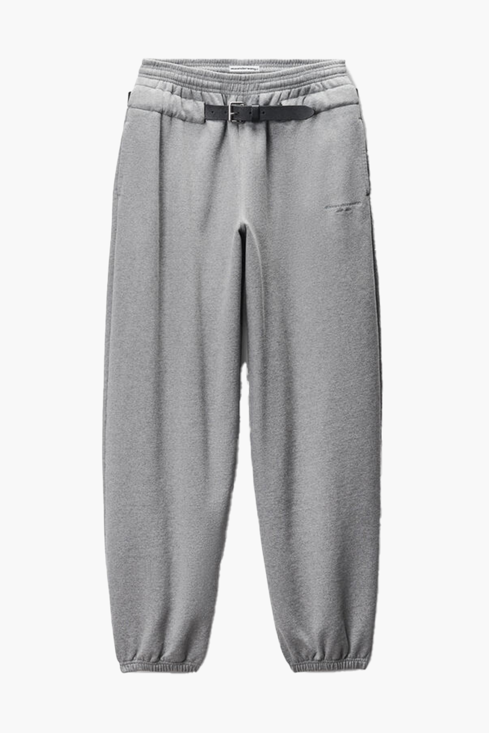 MID-RISE BELTED SWEATPANT