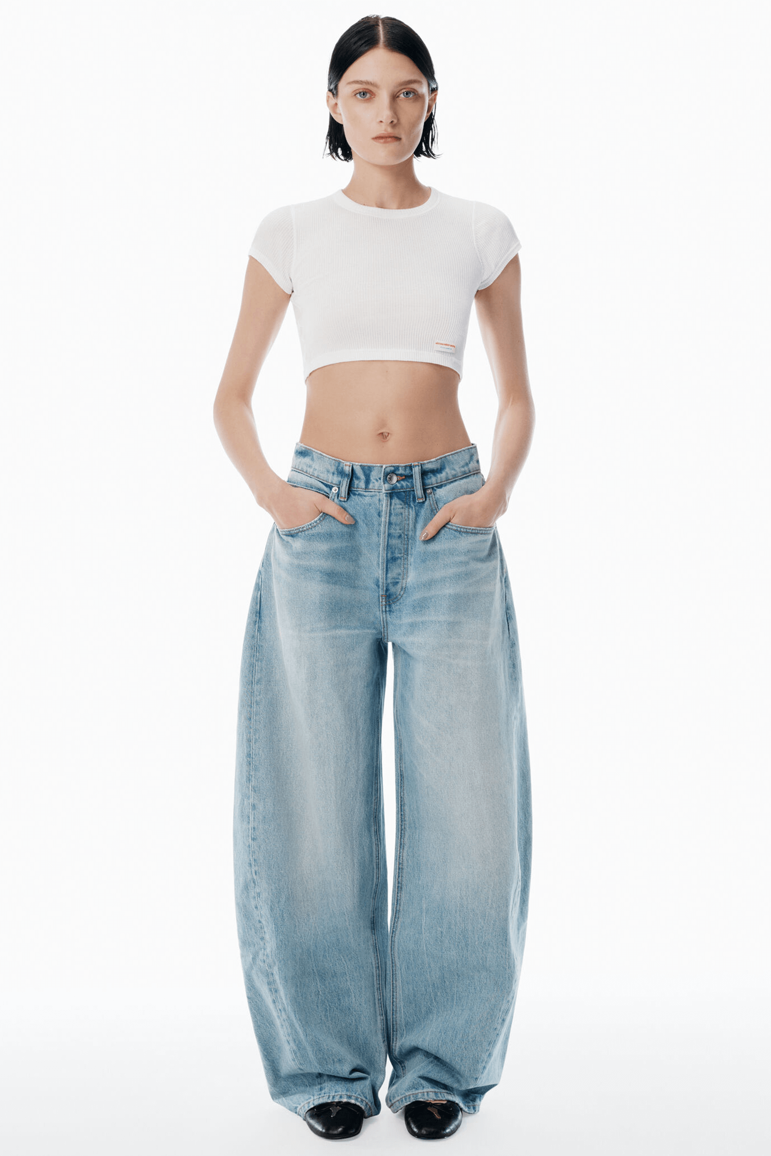 ALEXANDER WANG BLOWUP MID RISE JEAN | THE NEW TREND