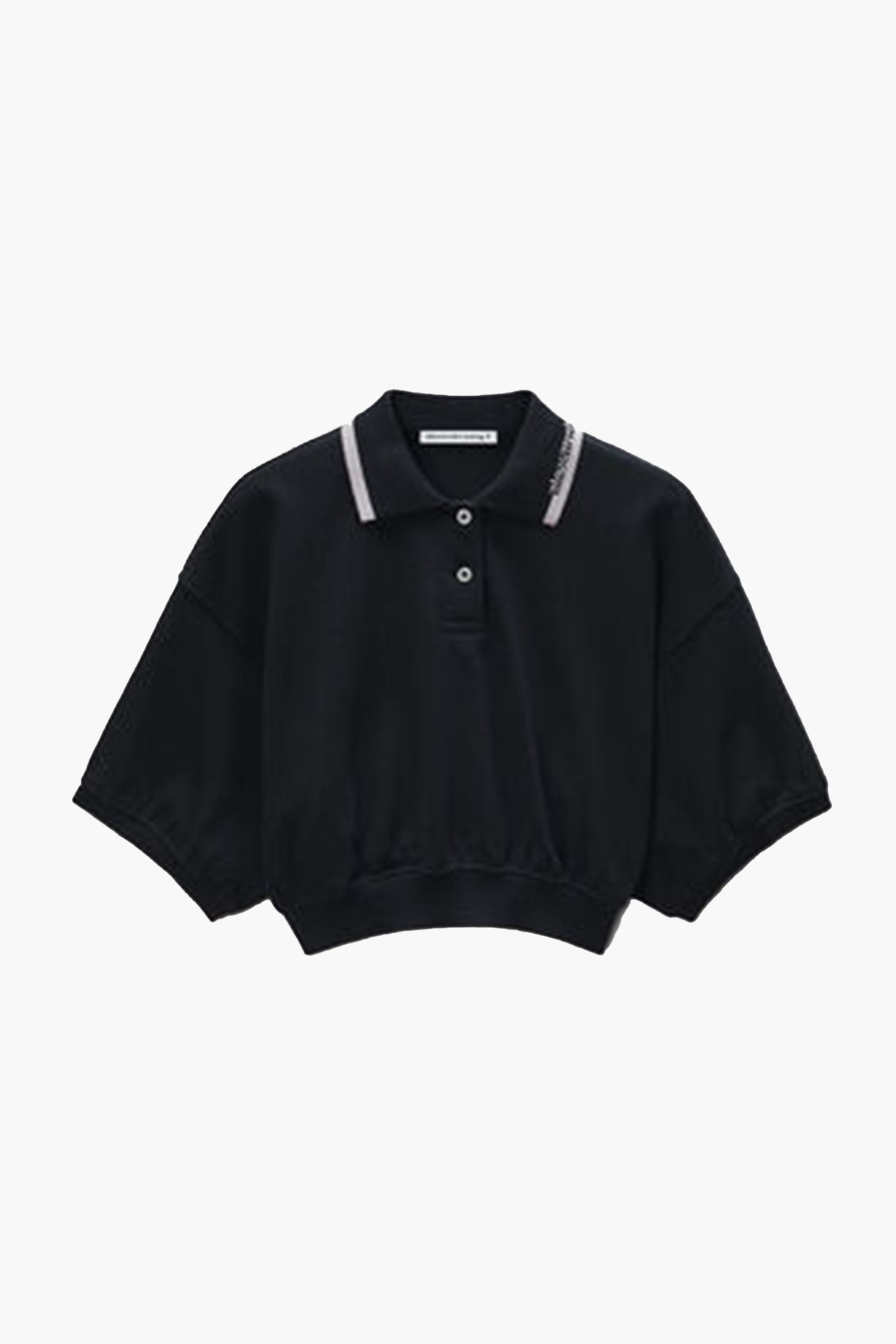 RELAXED CROPPED CINCHED POLO
