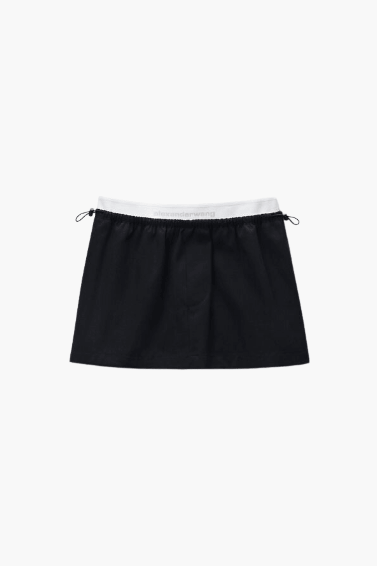 MID-RISE MINI LOGO ELASTIC SKIRT