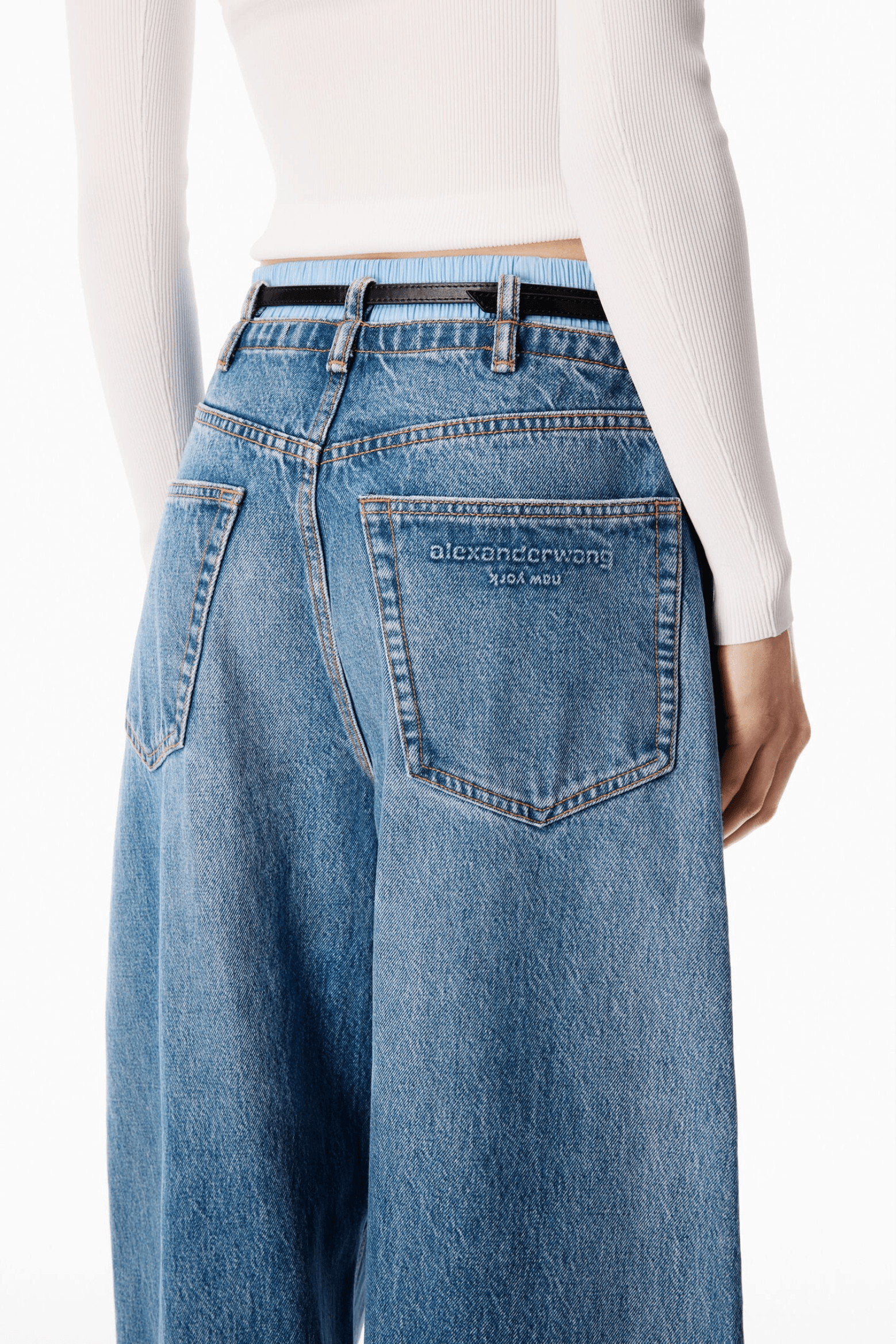 PRESTYLE BLOW UP JEAN W/ LEATHER BELT AND BOXER