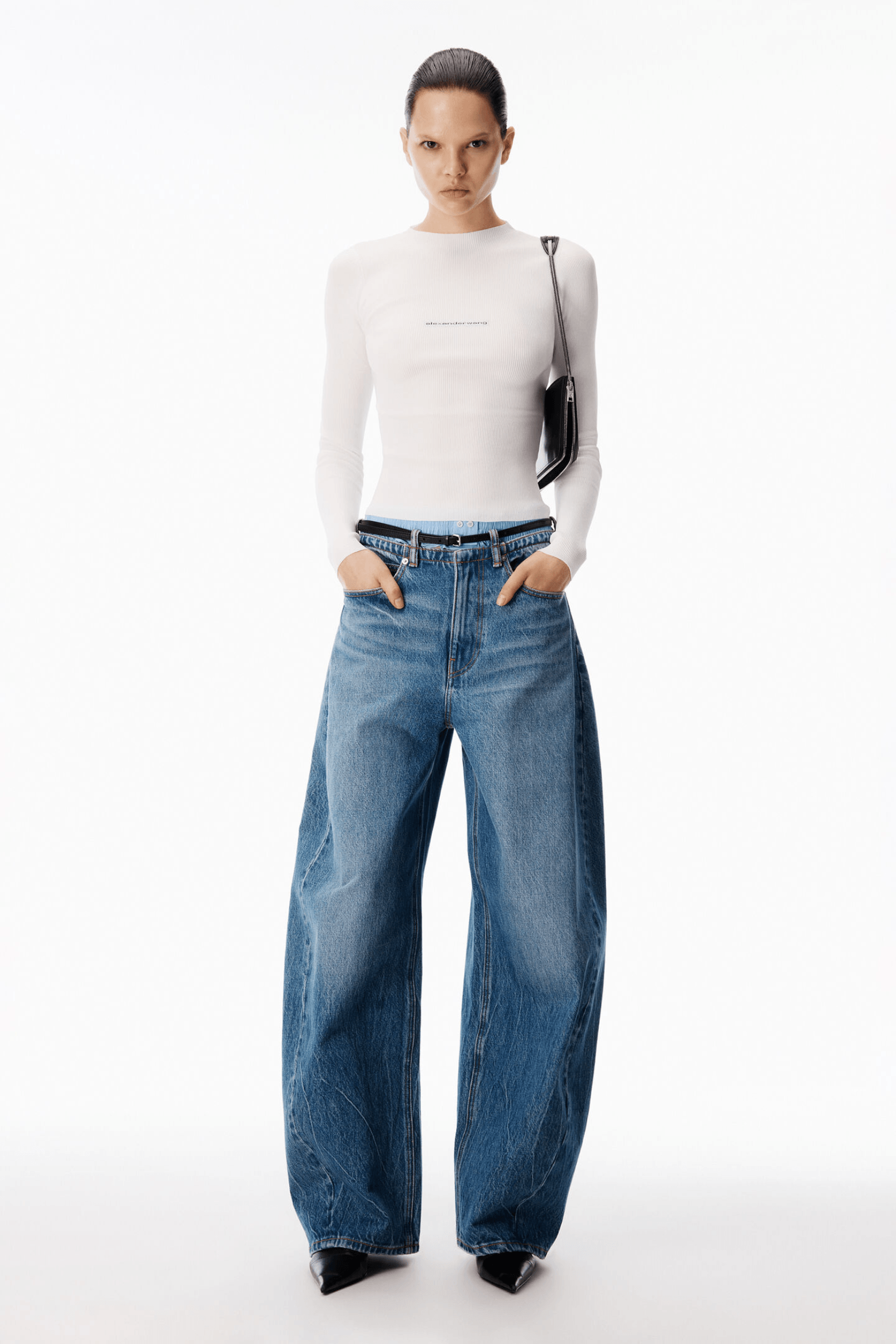 PRESTYLE BLOW UP JEAN W/ LEATHER BELT AND BOXER