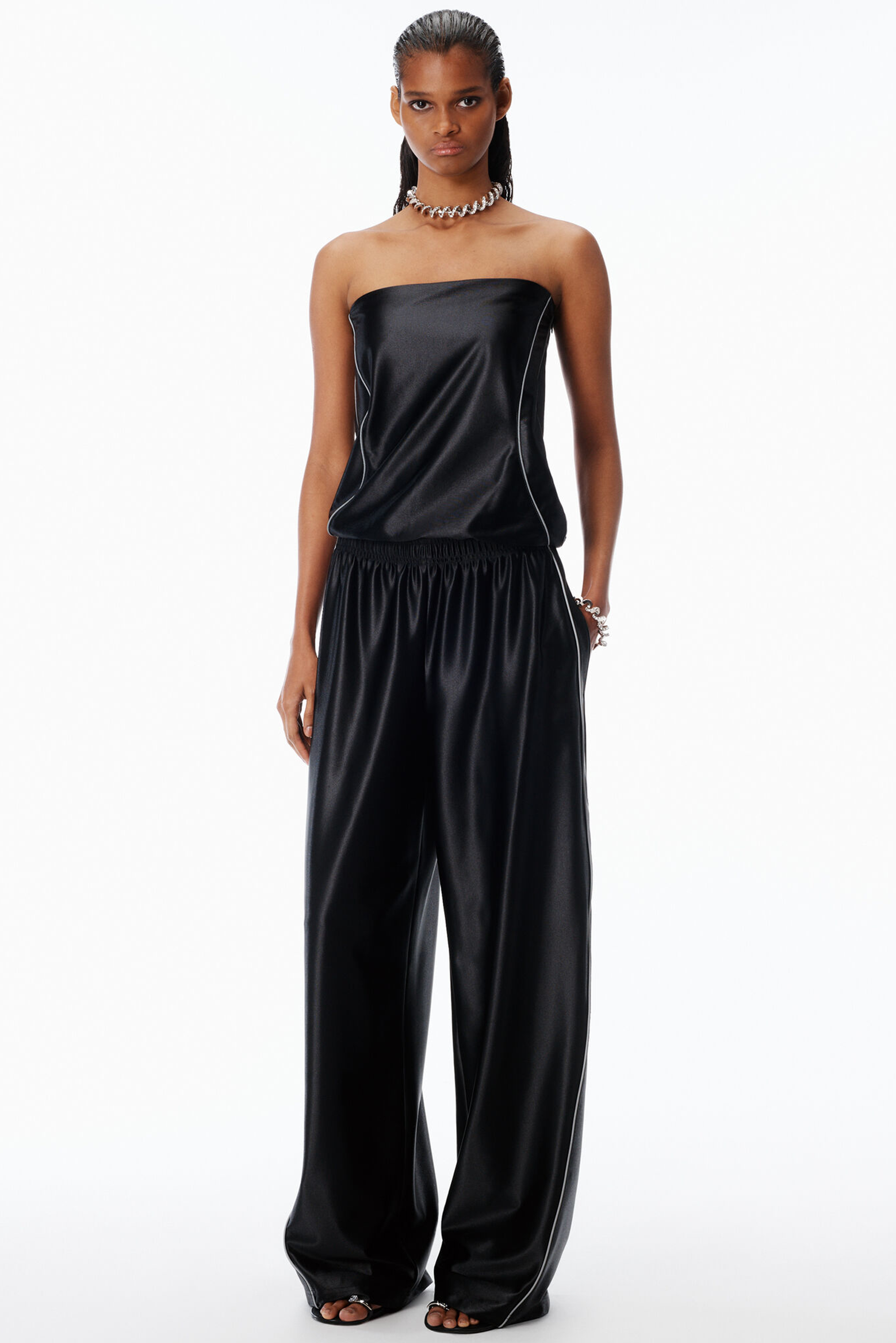 MID-RISE TRACKPANT W/REFLECTIVE PIPING