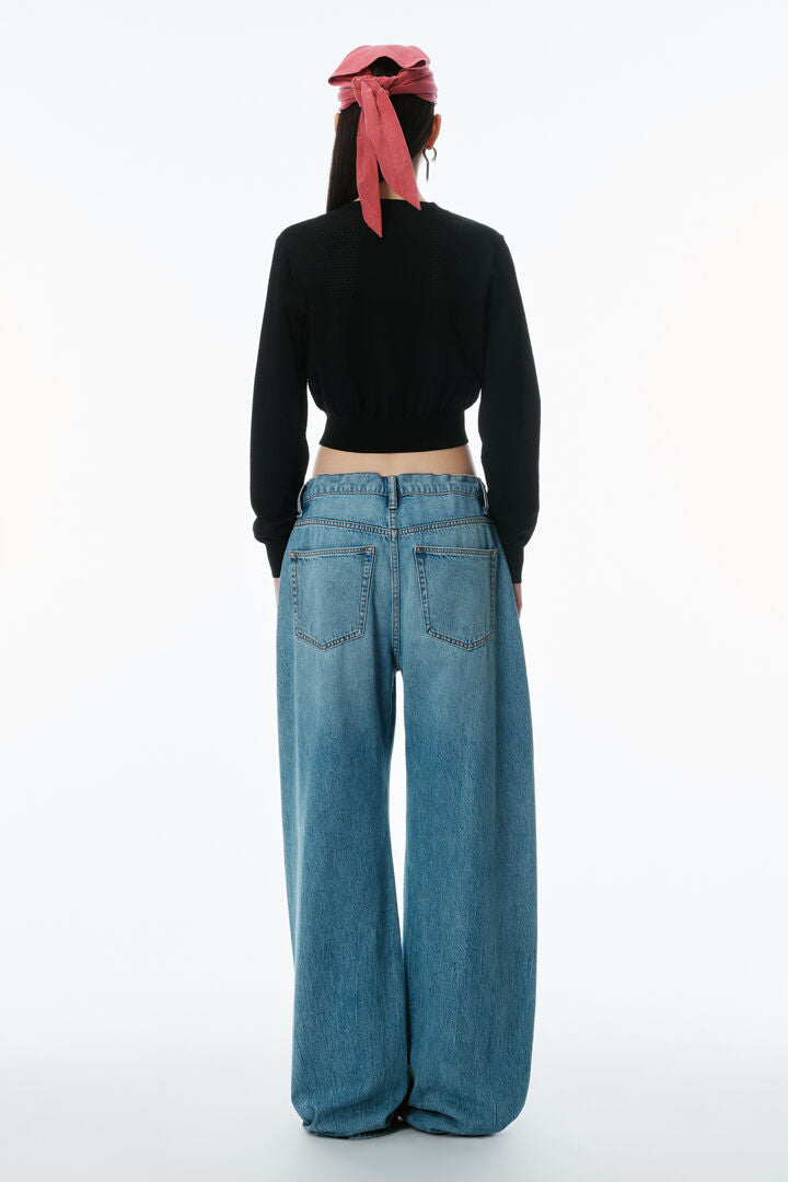 ALEXANDERWANG CROPPED CREWNECK CARDIGAN | THE NEW TREND