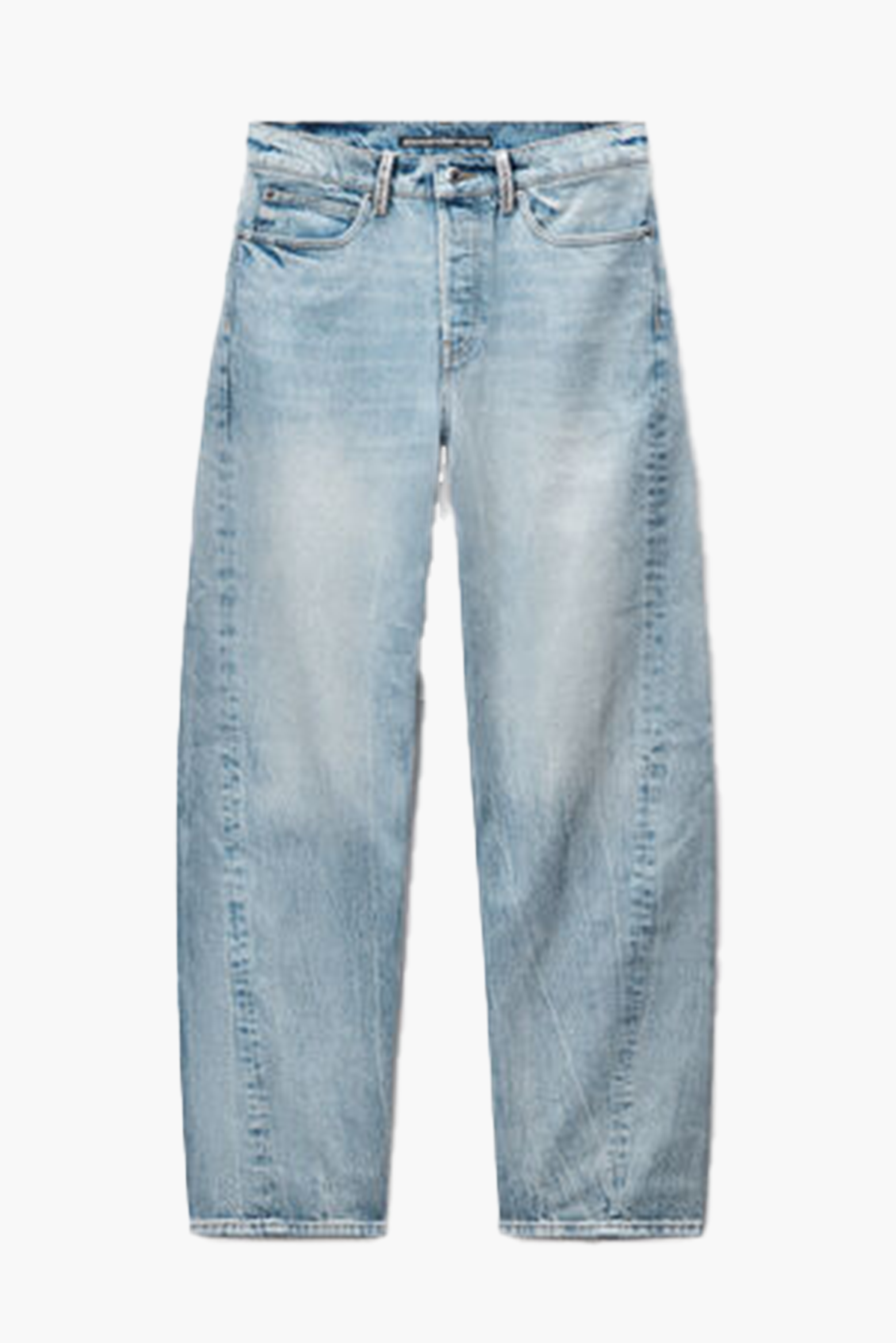 FLOAT RELAXED JEAN WITH CRYSTAL BELTLOOPS