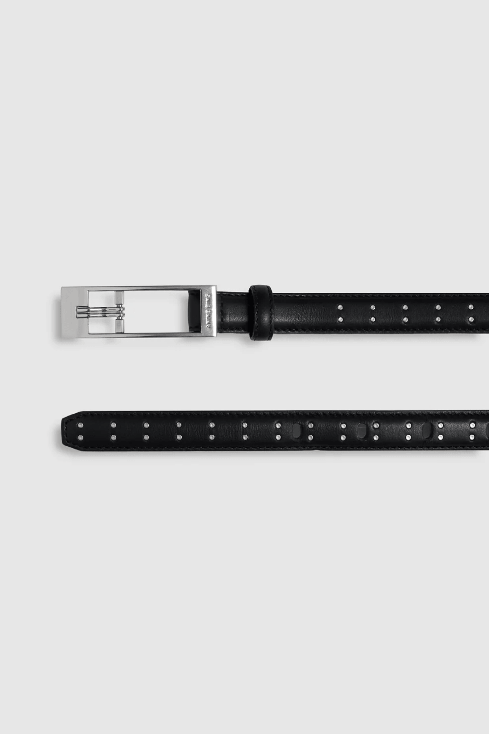 ELLY LEATHER BELT WITH STUDS