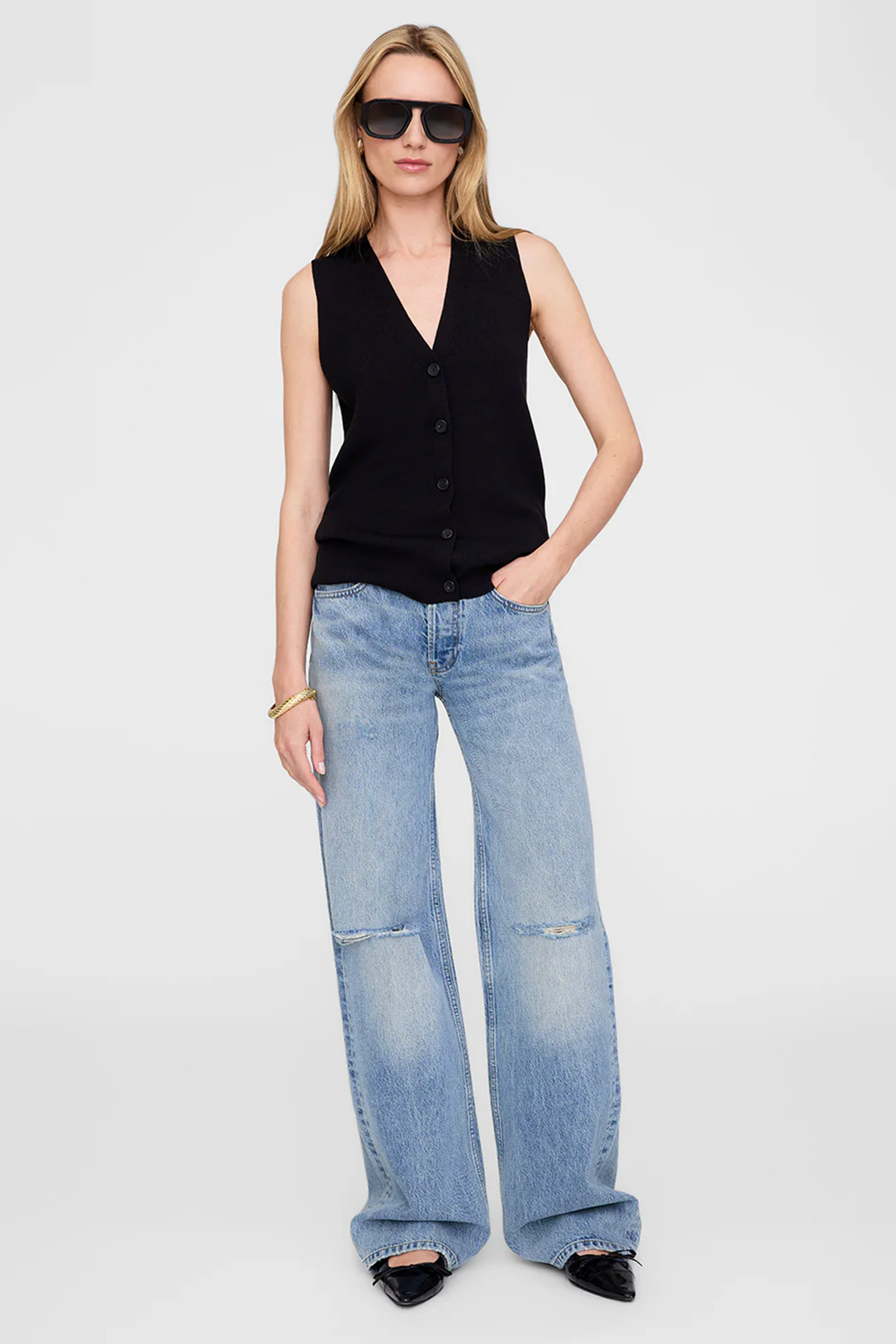 ANINE BING LAWRENCE VEST IN BLACK | THE NEW TREND