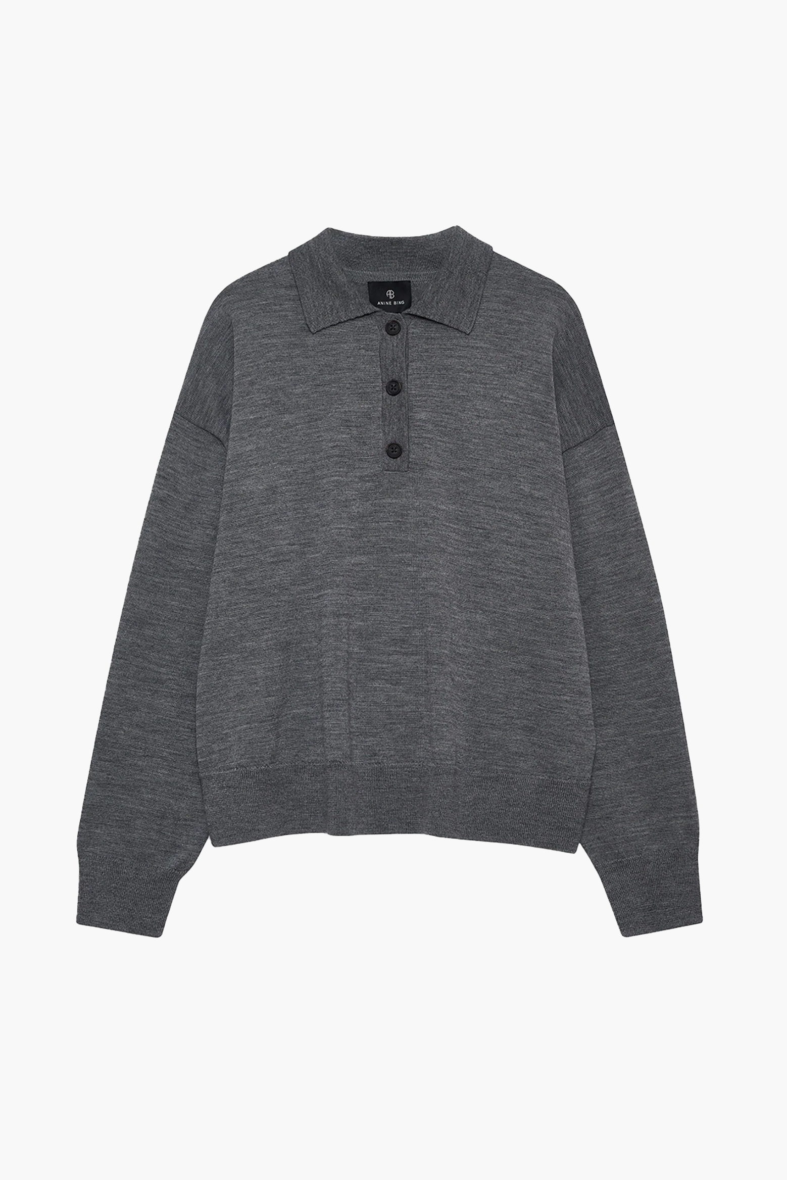 ANINE BING LEE POLO SWEATER | THE NEW TREND