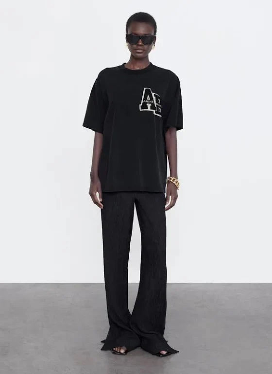 ANNINE BING LILI TEE LETTERMAN | THE NEW TREND