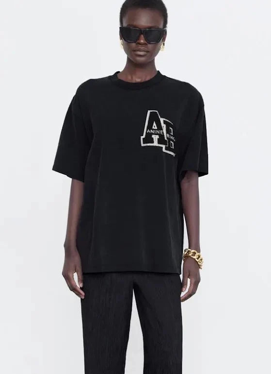 ANNINE BING LILI TEE LETTERMAN | THE NEW TREND