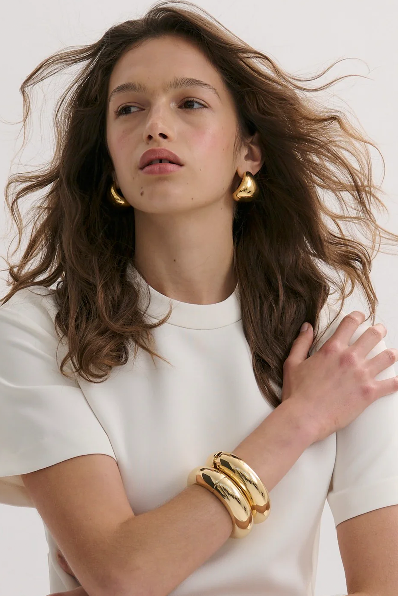 ANNA ROSSI ARCH EARRING ING GOLD | THE NEW TREND