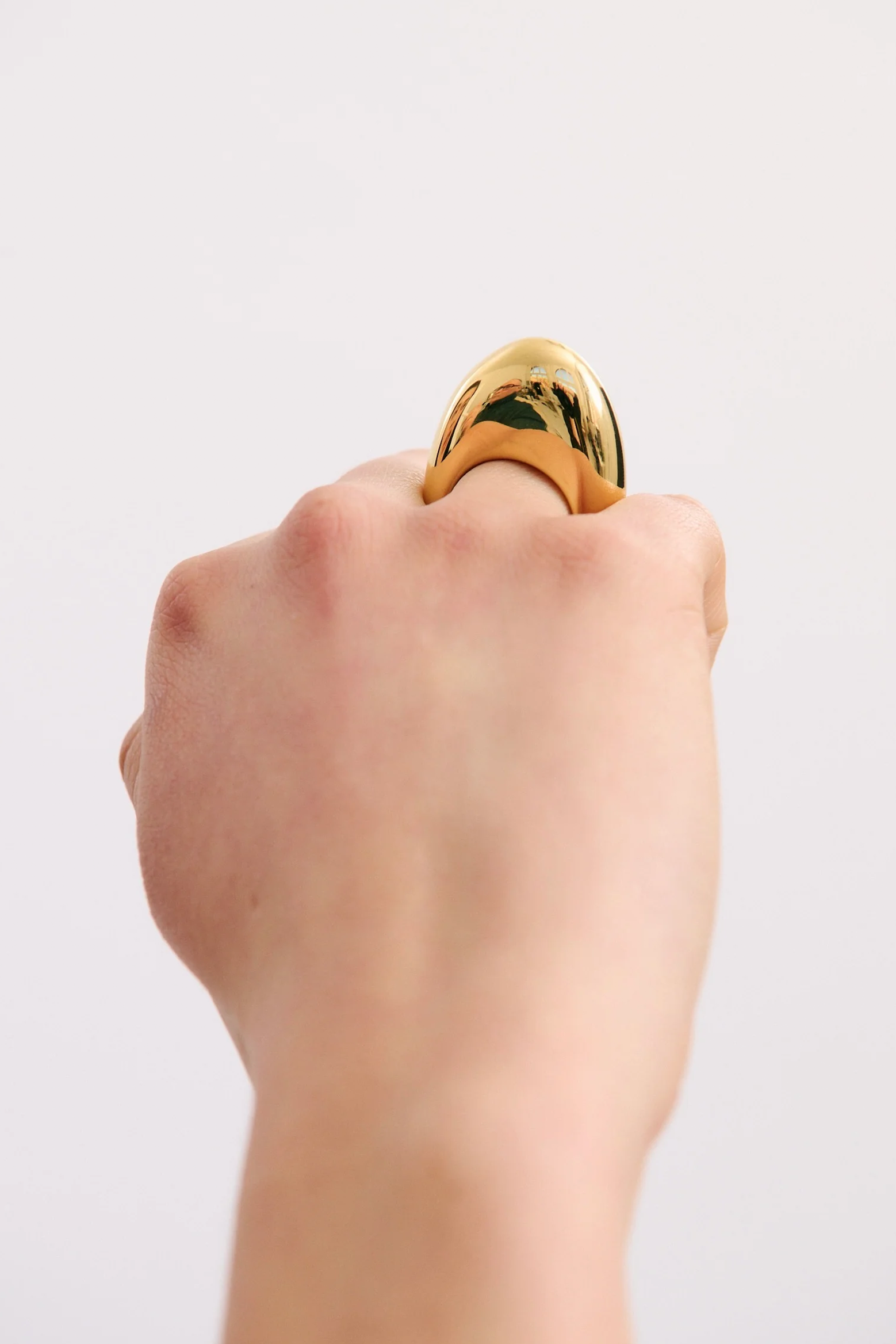 ANNA ROSSI OVALE RING IN GOLD | THE NEW TREND