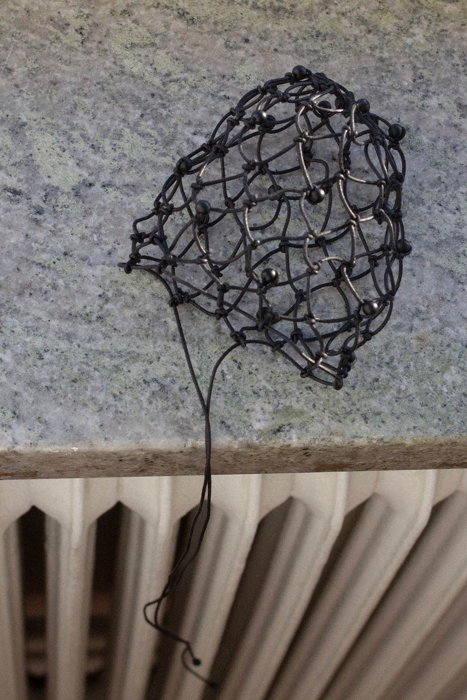 BEADED CHIGNON NET