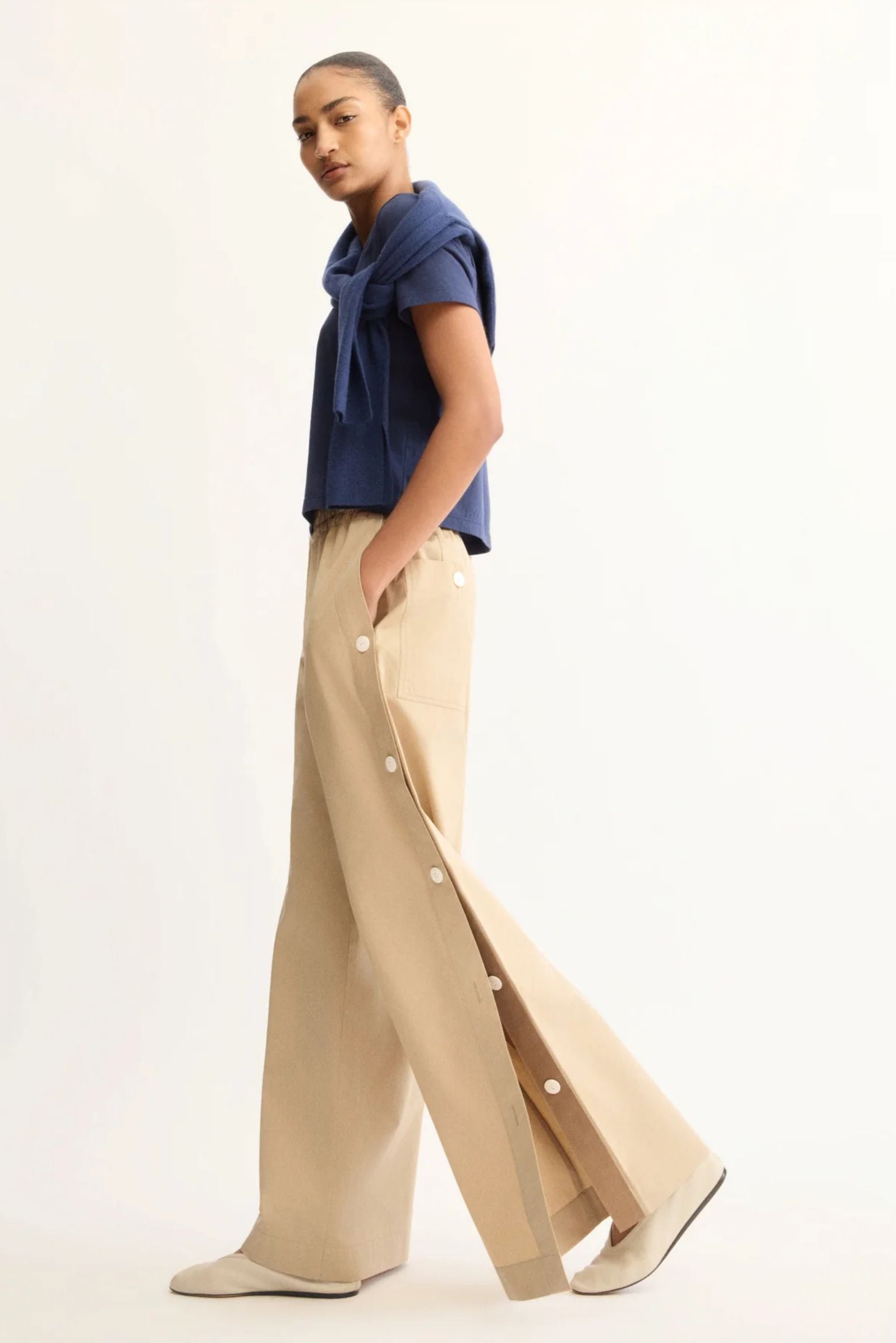 BAXTER SIDE BUTTON PANTS