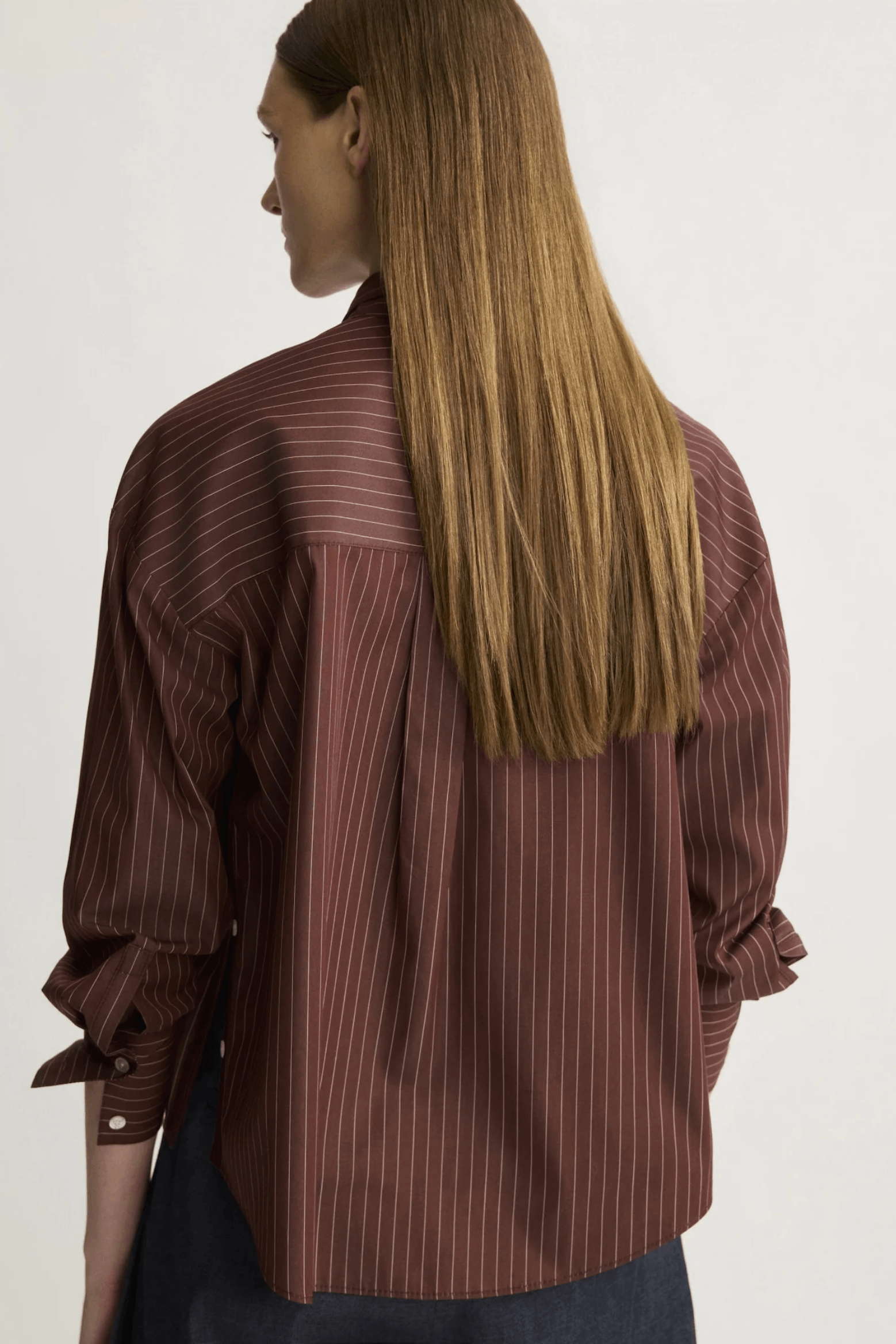 WATTS STRIPED SIDE BUTTON SHIRT
