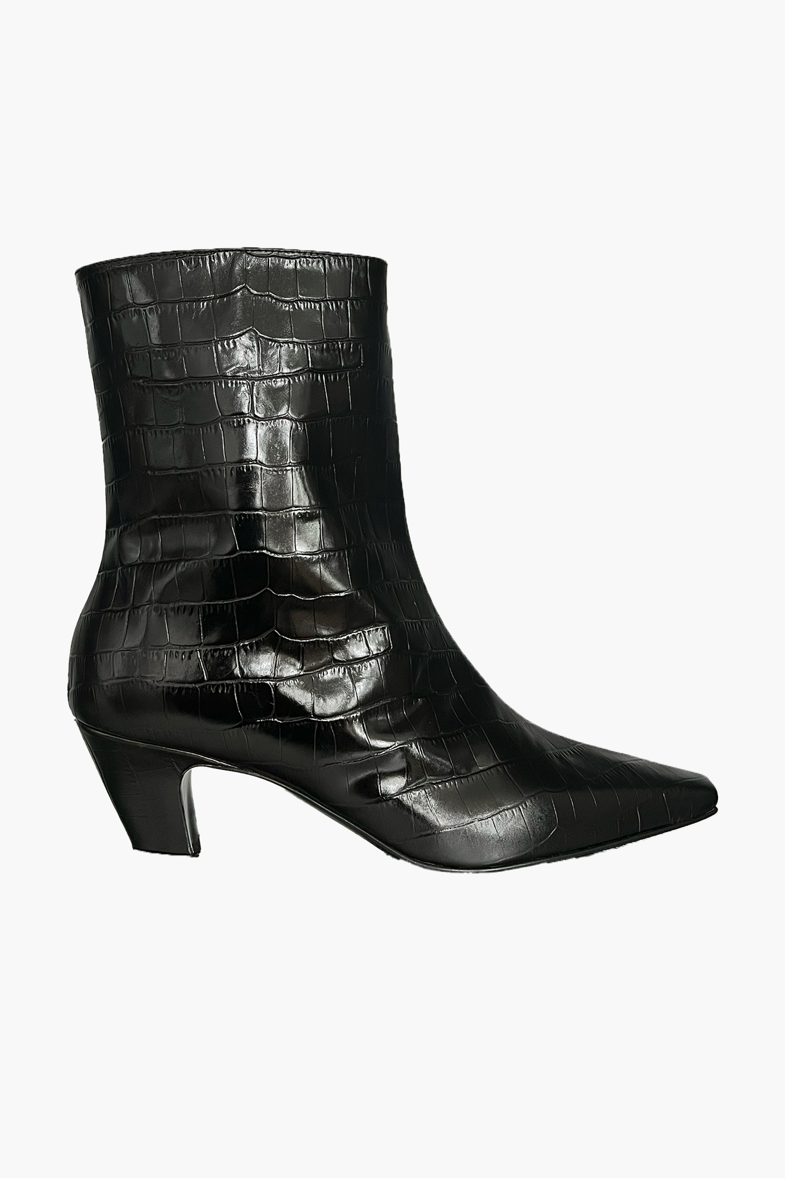 BARE BASE ANKLE BOOT IN BLACK | THE NEW TREND