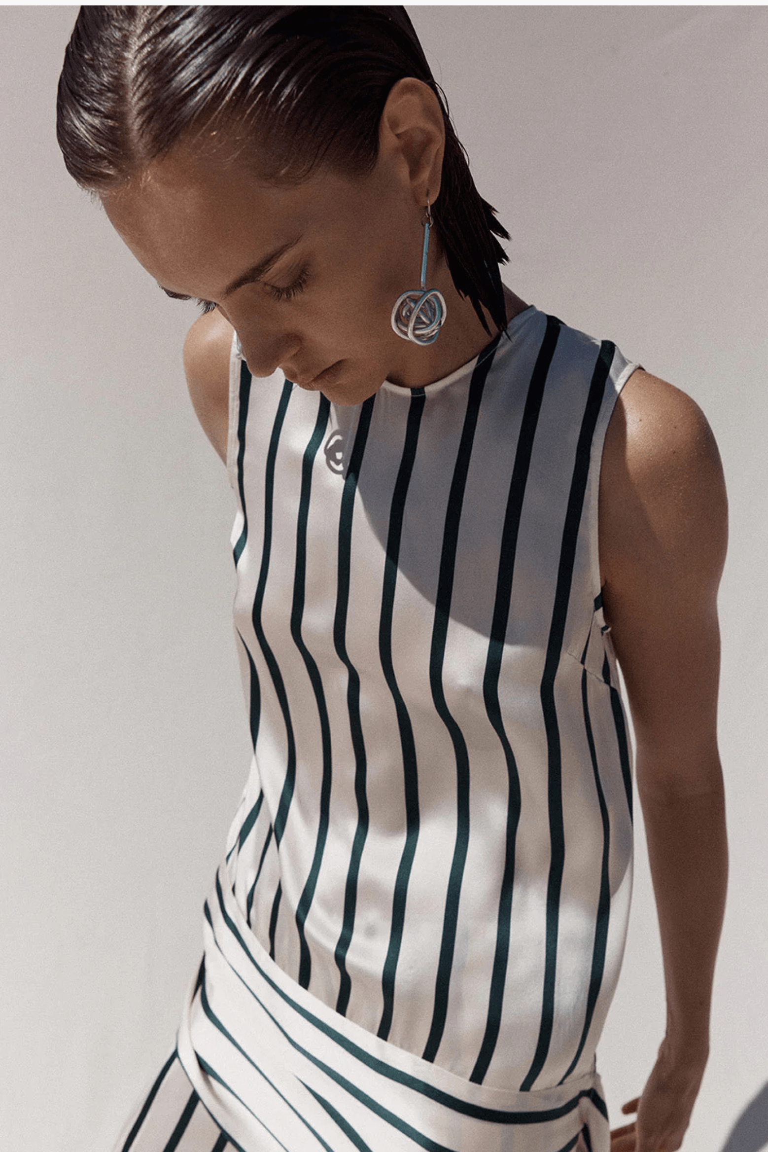CANNES SASH HEM MINI DRESS