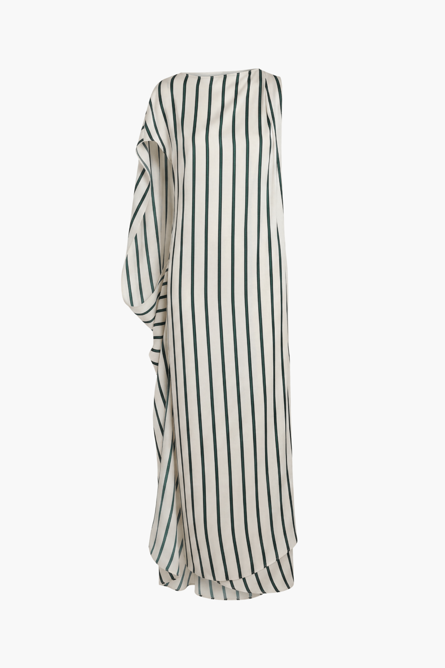 CANNES SILK ASYMMETRIC MAXI DRESS