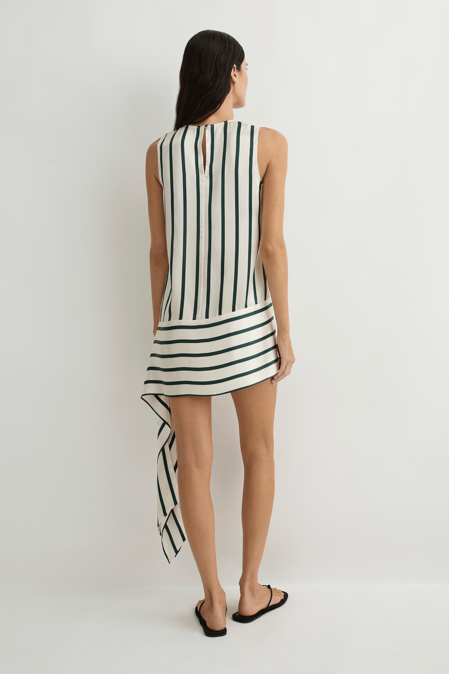 CANNES SASH HEM MINI DRESS