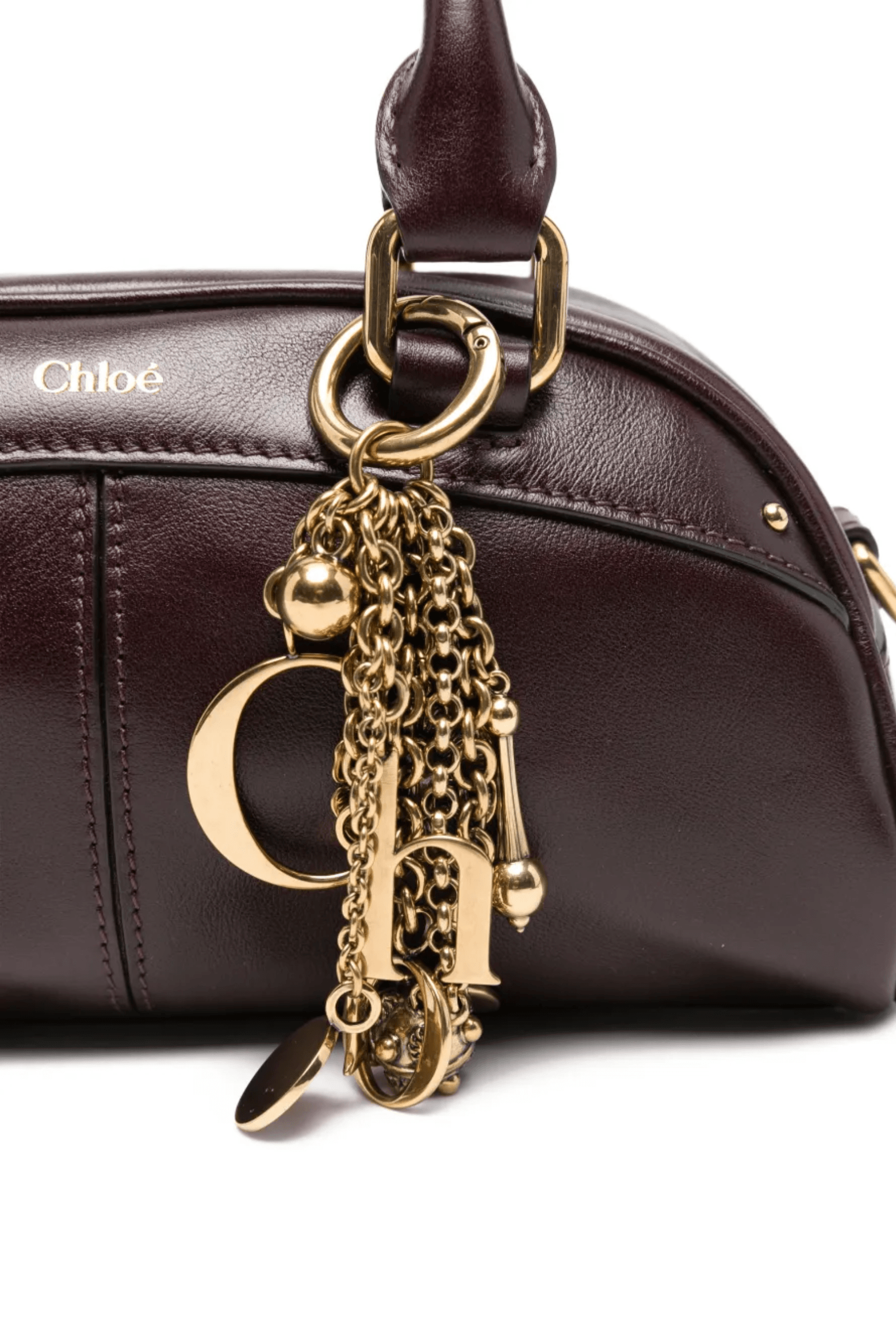 CHLOÉ SMALL BOWLING BAG WITH STRAP
