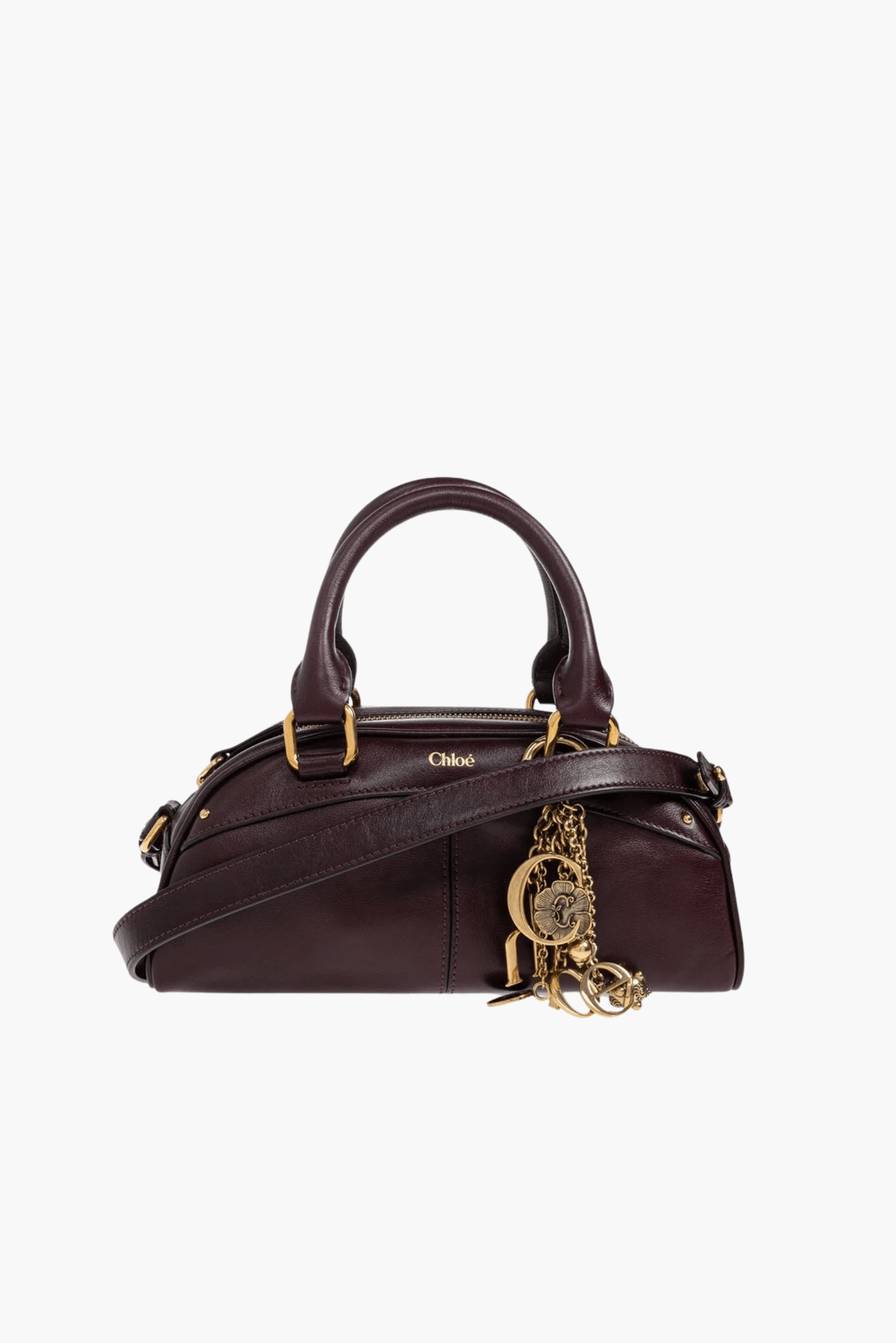 CHLOÉ SMALL BOWLING BAG WITH STRAP