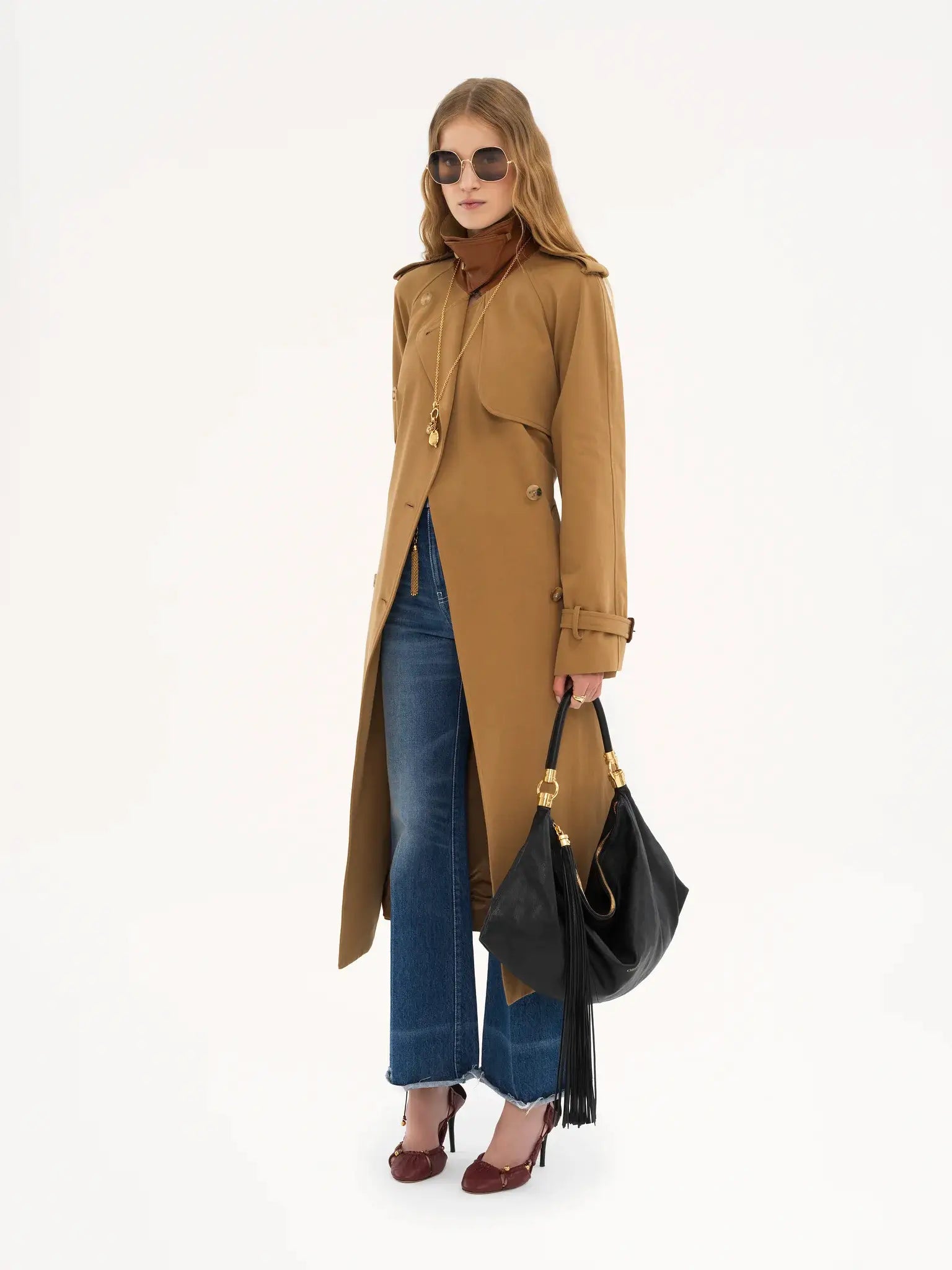 Leather Foulard Bag Foulard Vibe Smooth Leather Two-zip Crossbody