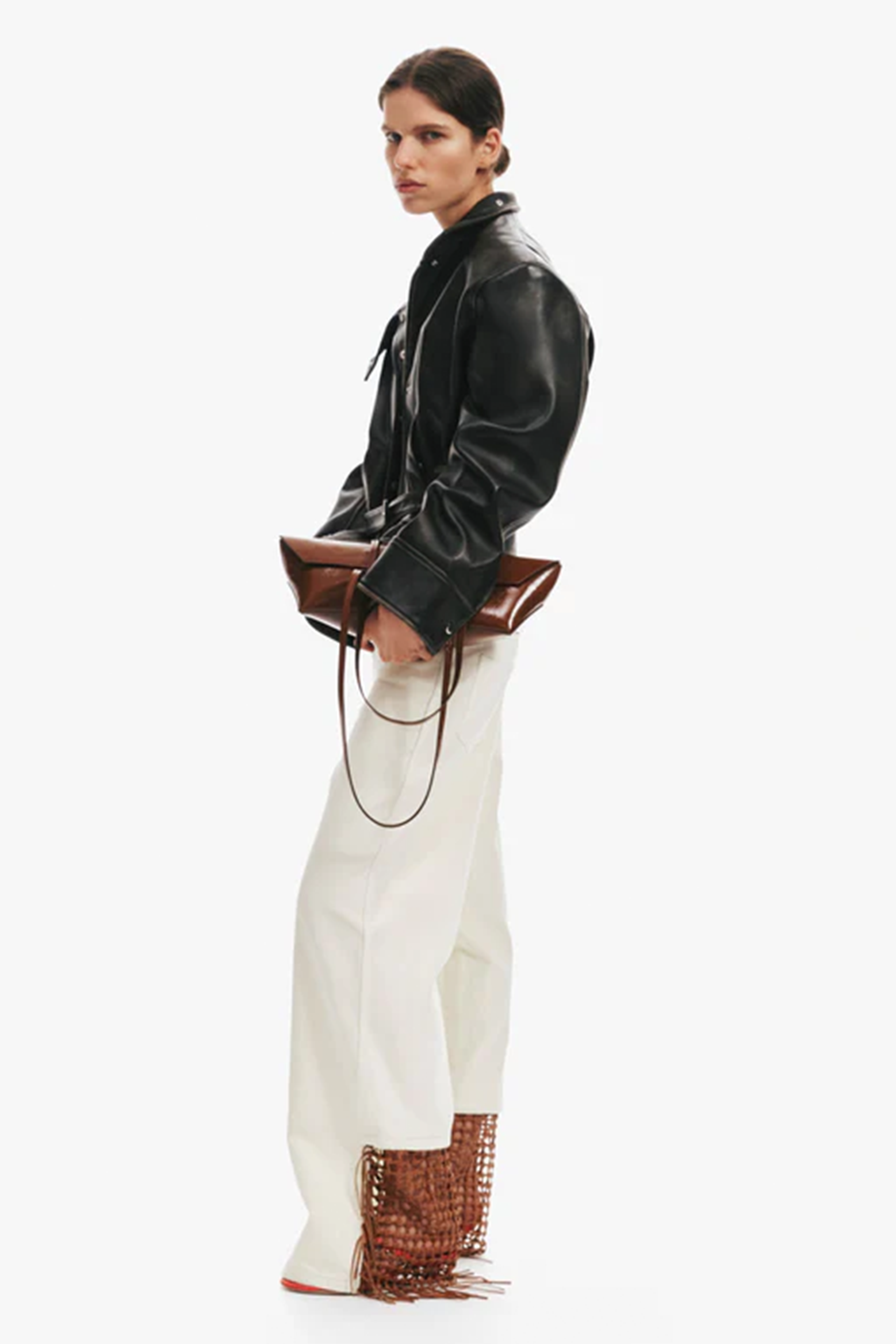 BASKET LEATHER JEAN