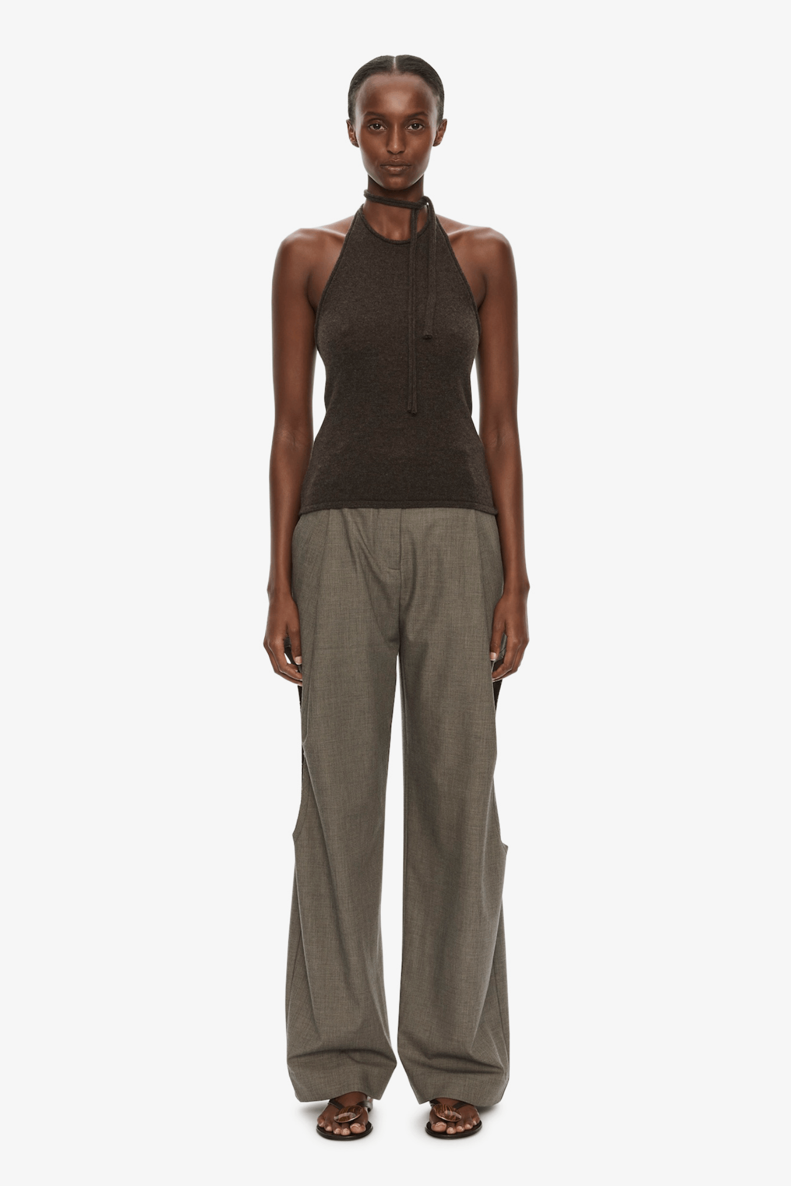 CASHMERE RAE HALTER TANK