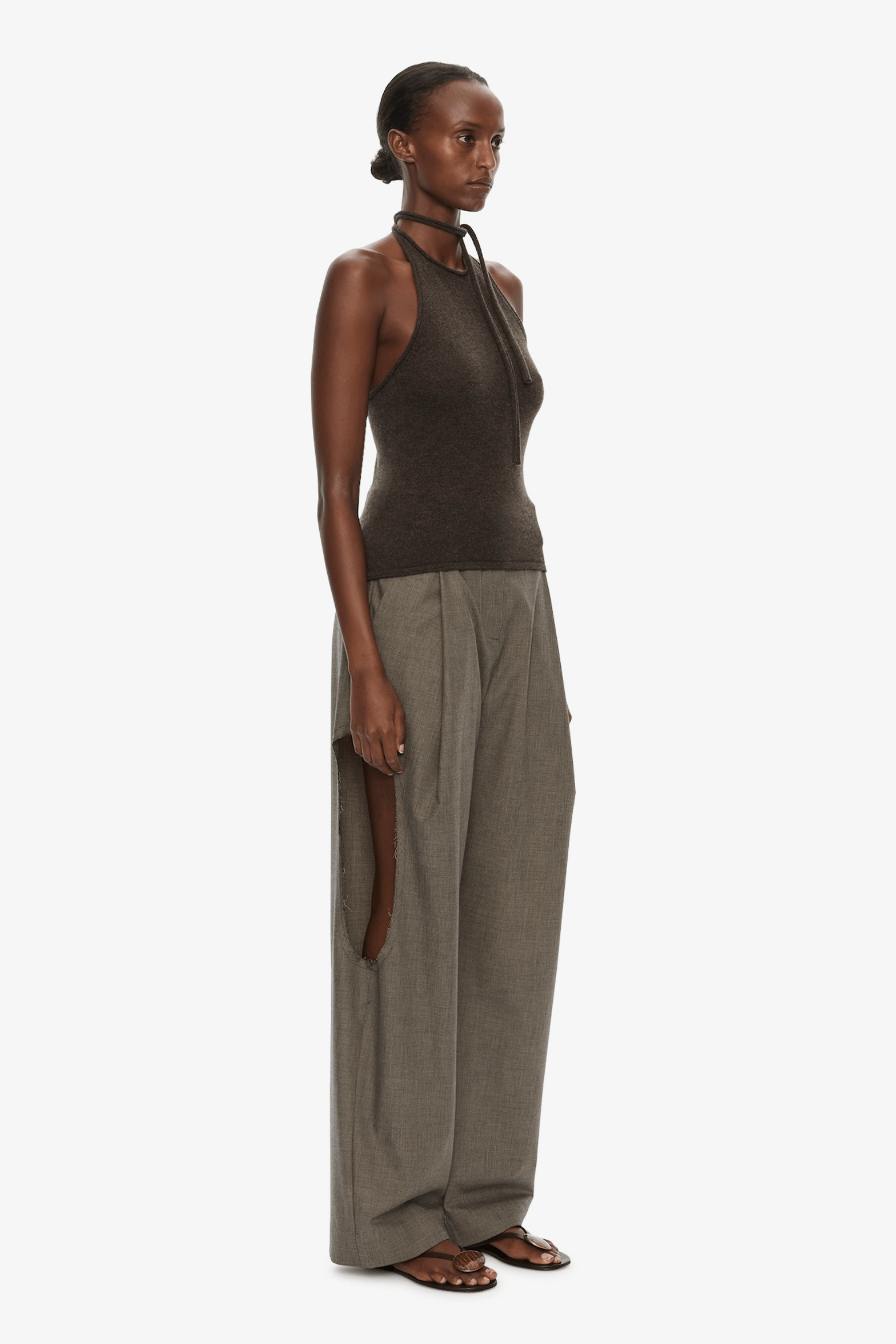 CASHMERE RAE HALTER TANK