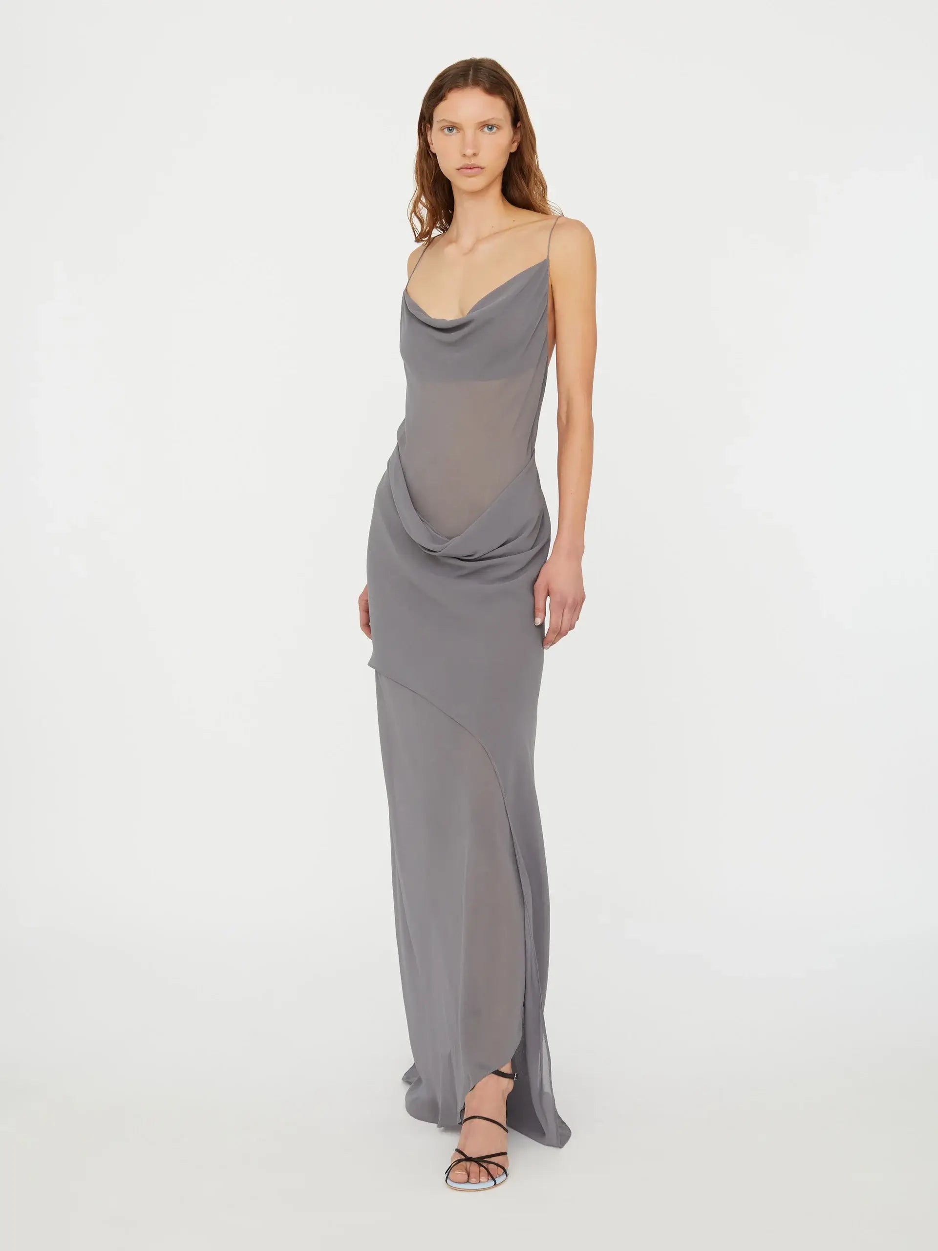 CHRISTOPHER ESBER COWL HIP SLIP DRESS | THE NEW TREND