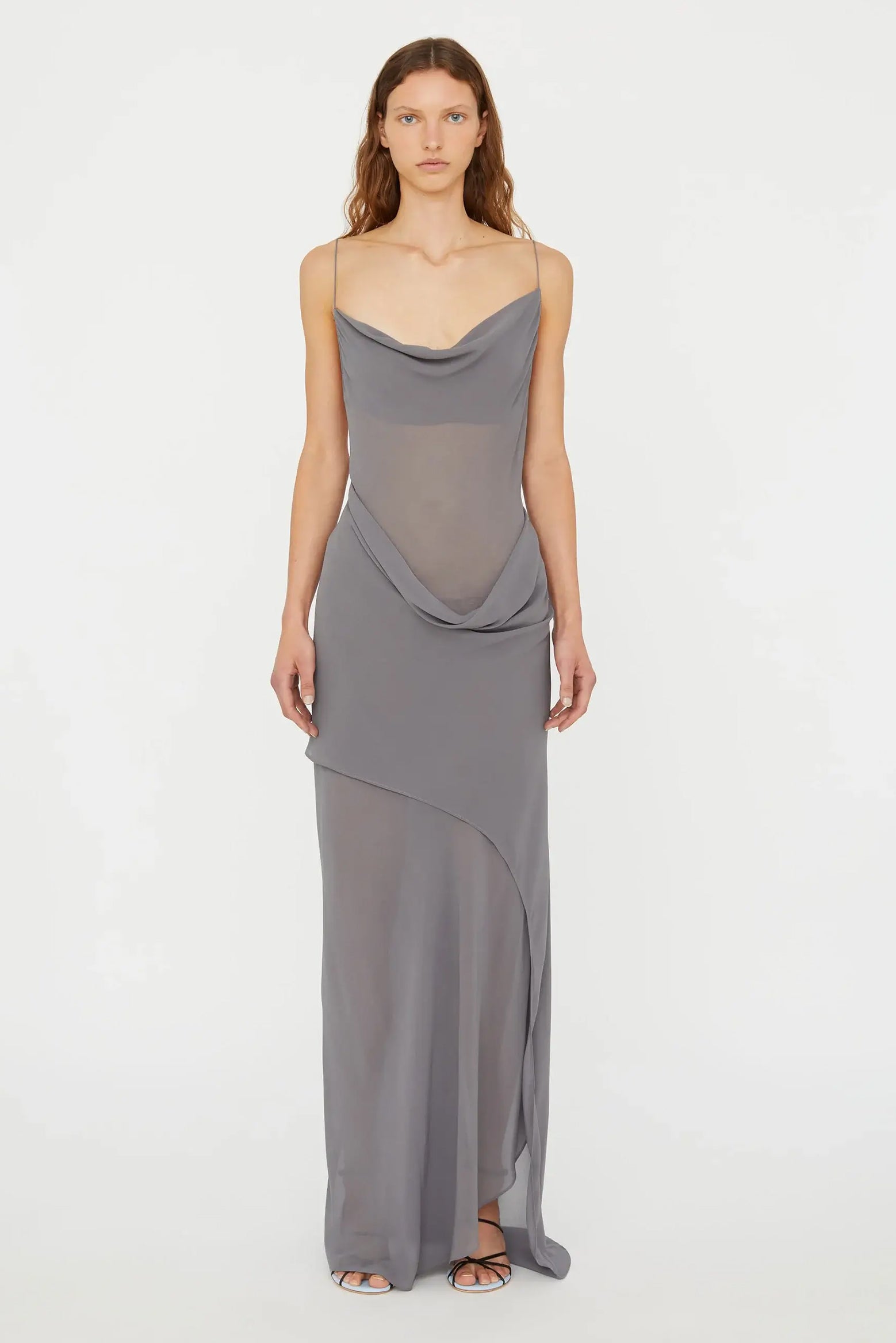 CHRISTOPHER ESBER COWL HIP SLIP DRESS | THE NEW TREND