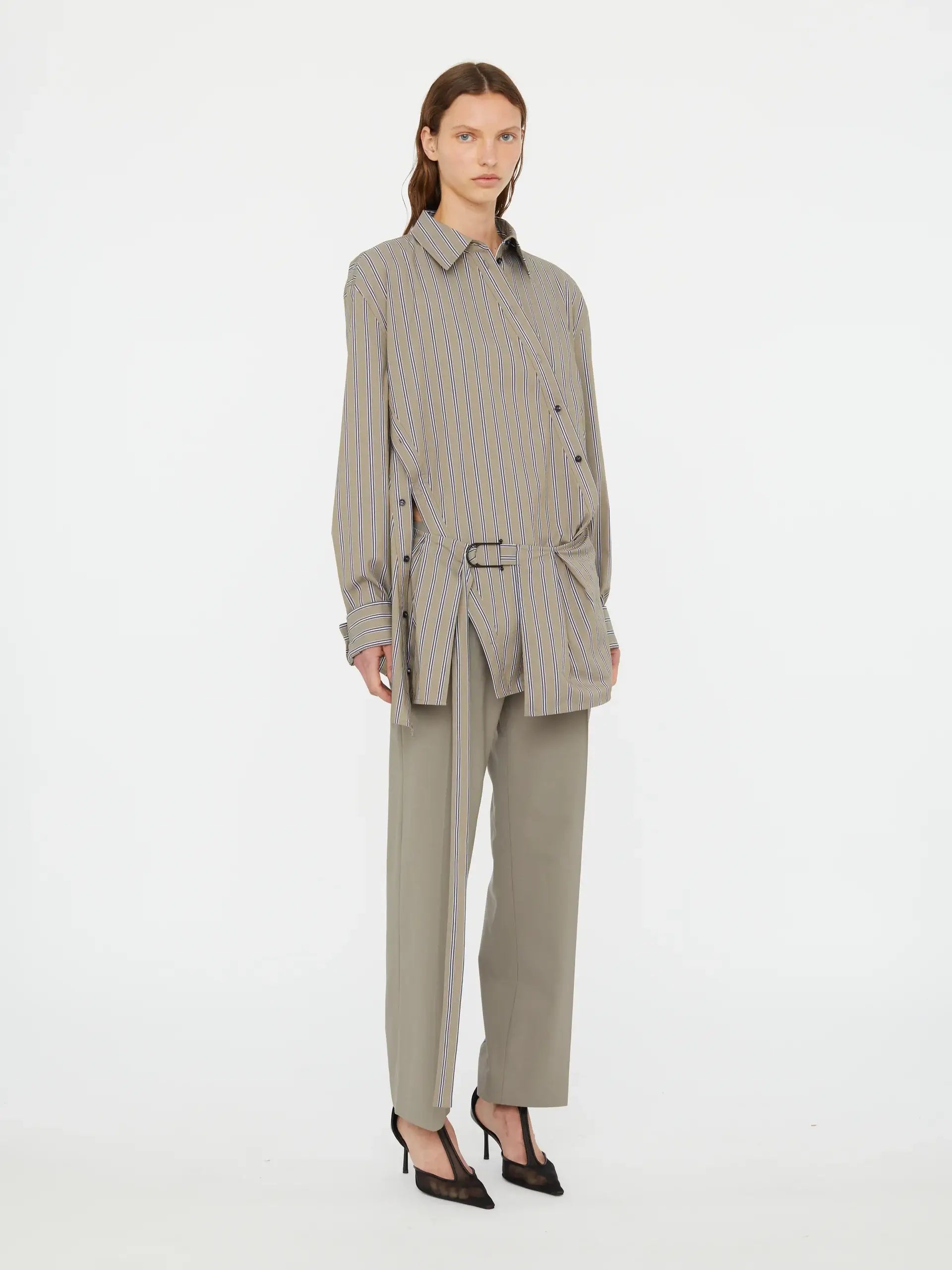 CHRISTOPHER ESBER DECONSTRUCT COTTON SHIRT TUNIC | THE NEW TREND