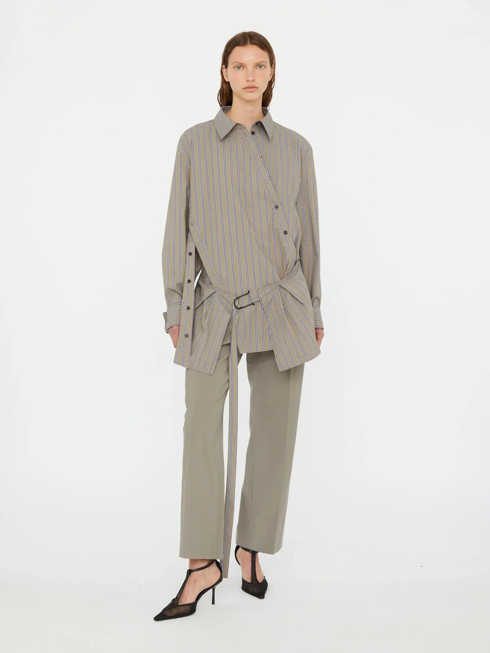 CHRISTOPHER ESBER DECONSTRUCT COTTON SHIRT TUNIC | THE NEW TREND