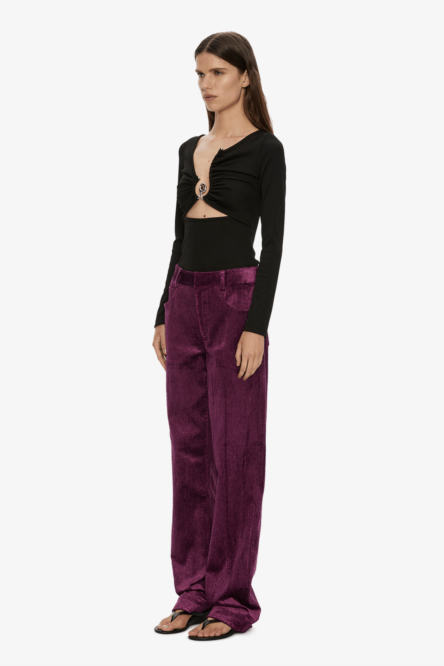 DIVERGE DROPLET LONG SLEEVE TOP