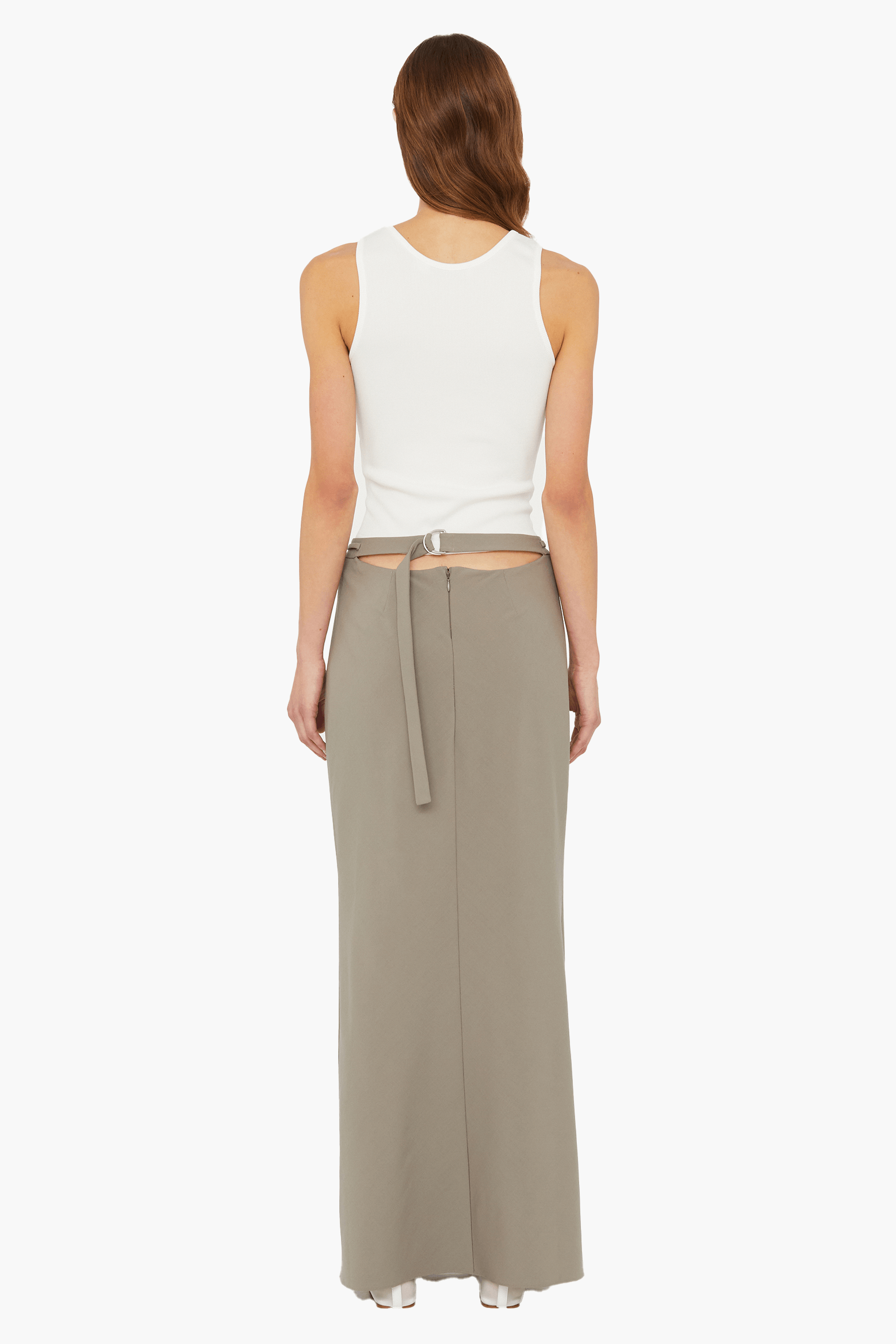 CHRISTOPHER ESBER FASTEN WOOL SKIRT | THE NEW TREND