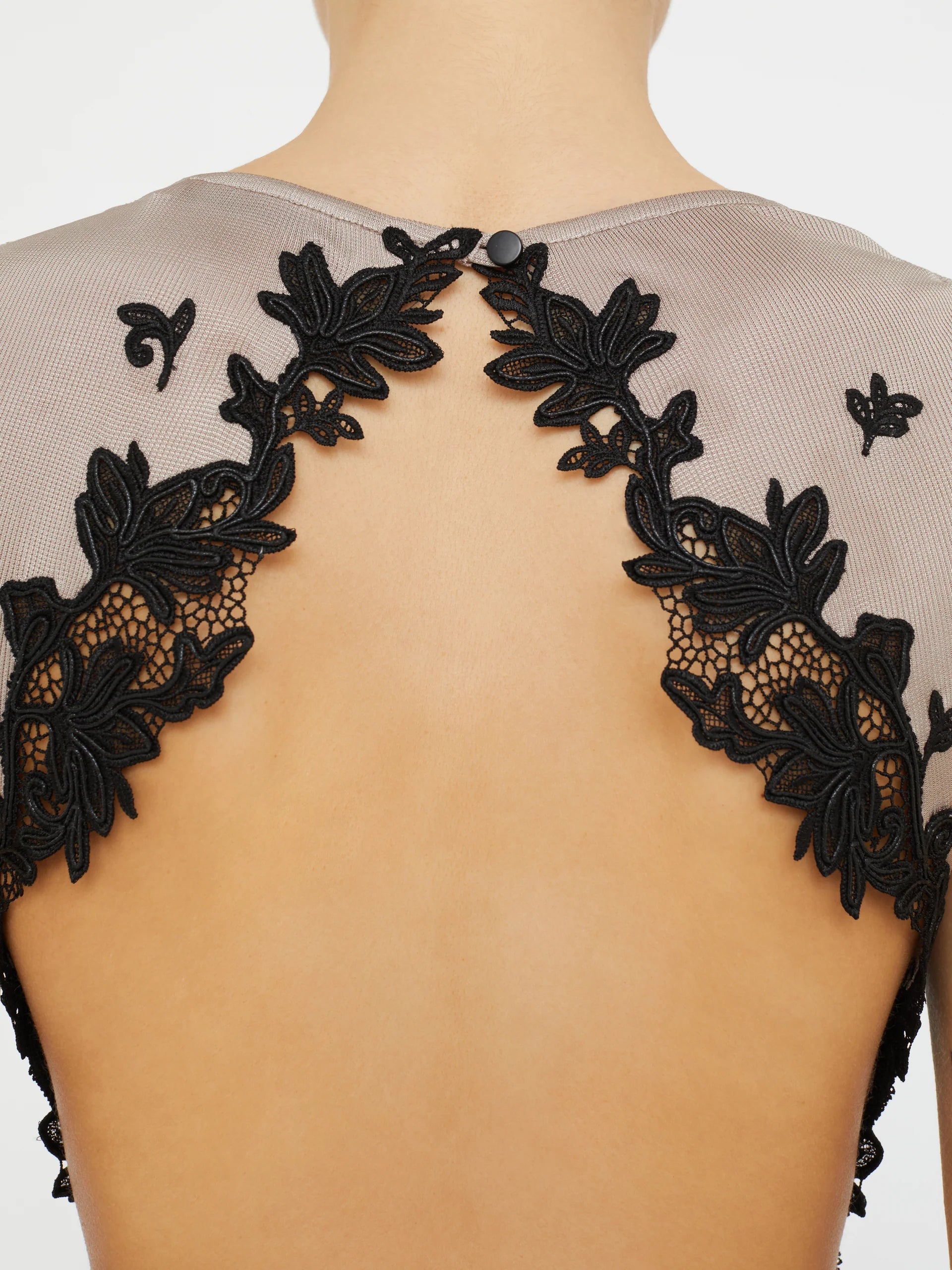 CHRISTOPHER ESBER HIBISCUS EMBROIDERED RIB DRESS | THE NEW TREND