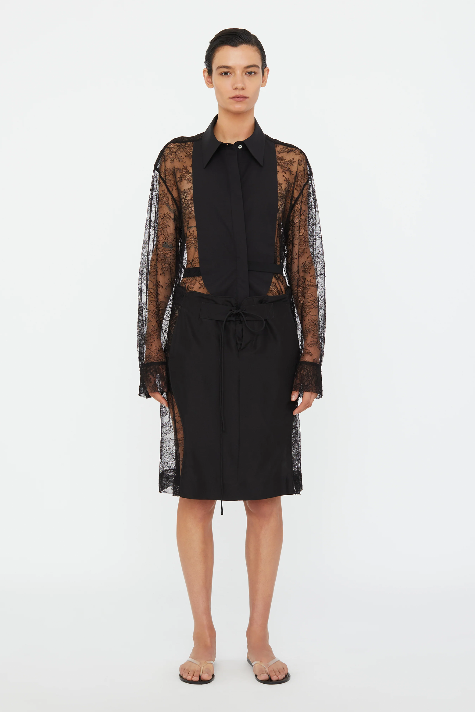 CHRISTOPHER ESBER LACE TUX SHIRT | THE NEW TREND
