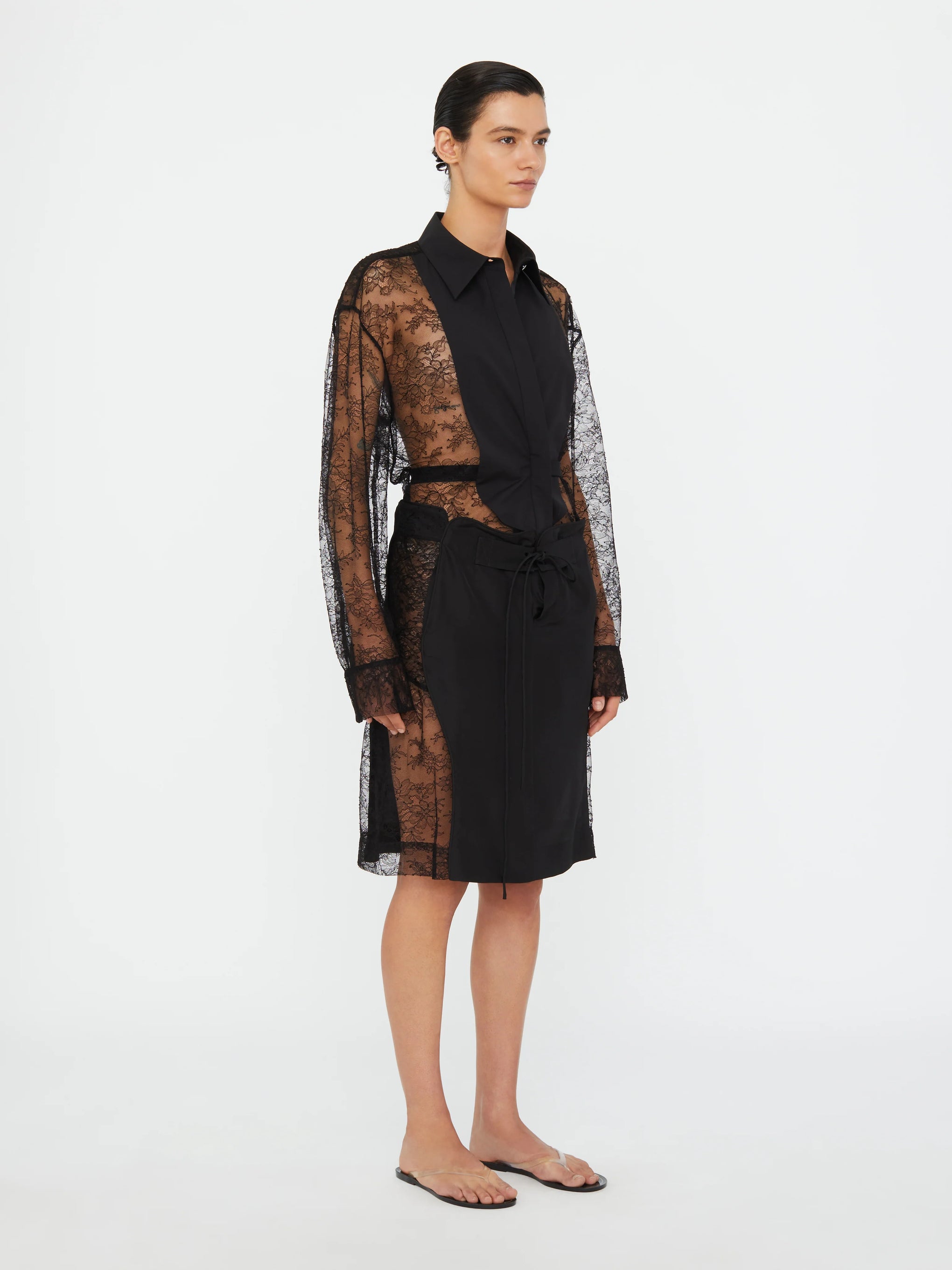 CHRISTOPHER ESBER LACE TUX SHIRT | THE NEW TREND