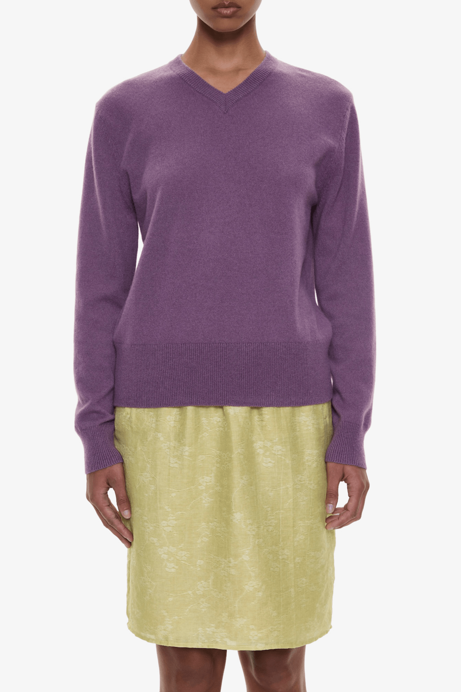 LIGHT LEAK JACQUARD SLIP SKIRT