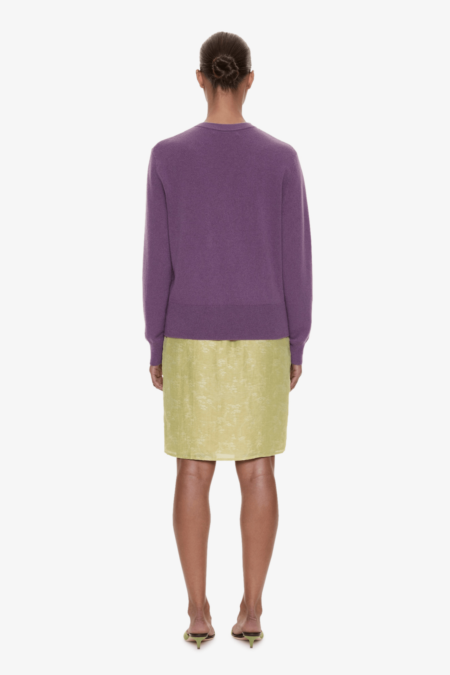 LIGHT LEAK JACQUARD SLIP SKIRT