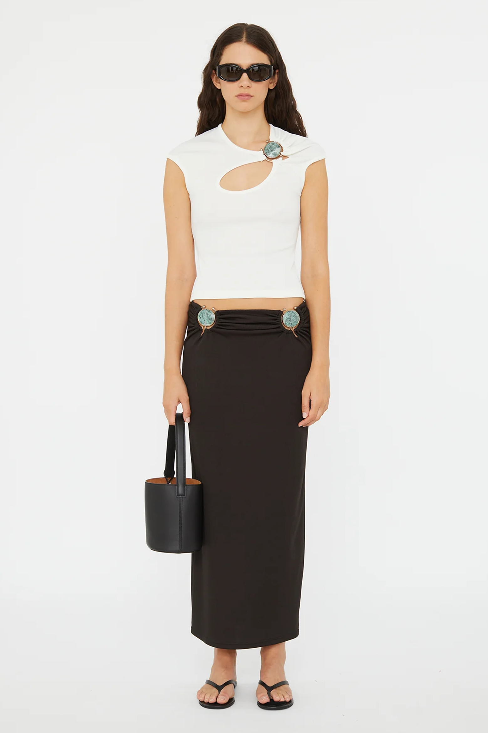 CHRISTOPHER ESBER MINERAL STONE HOLLOW TEE | THE NEW TREND