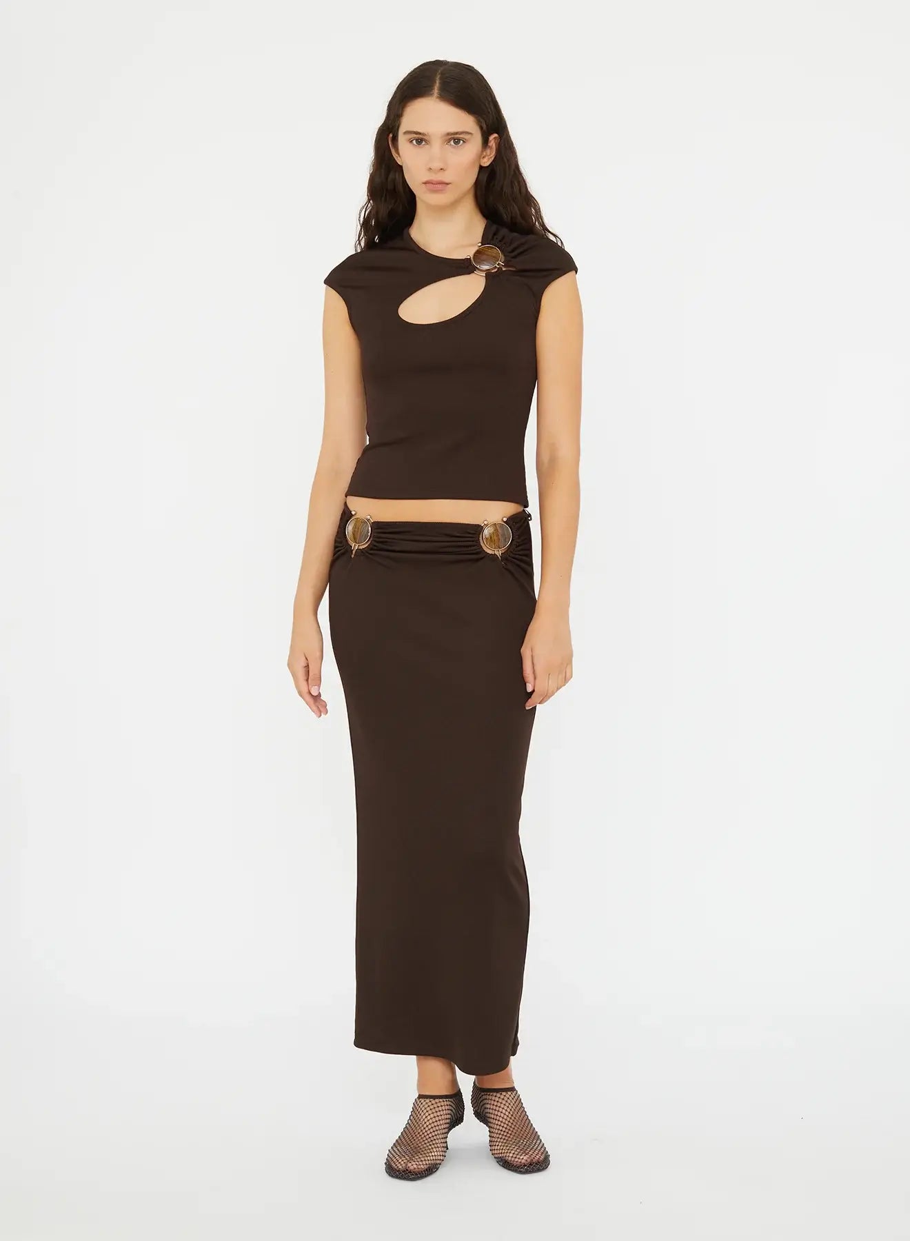 CHRISTOPHER ESBER MINERAL STONE HOLLOW TEE | THE NEW TREND