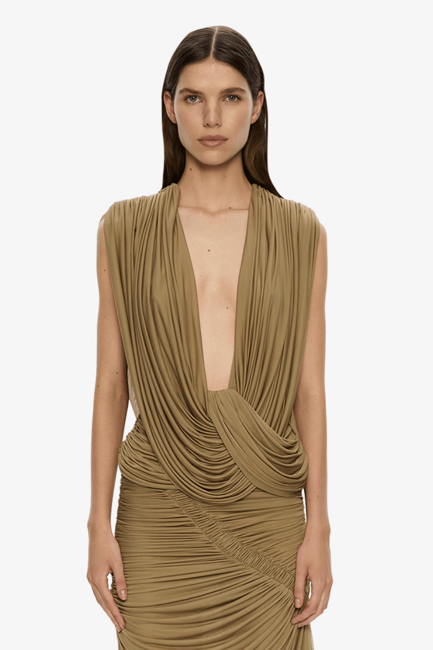 RIPPLE DRAPE TOP