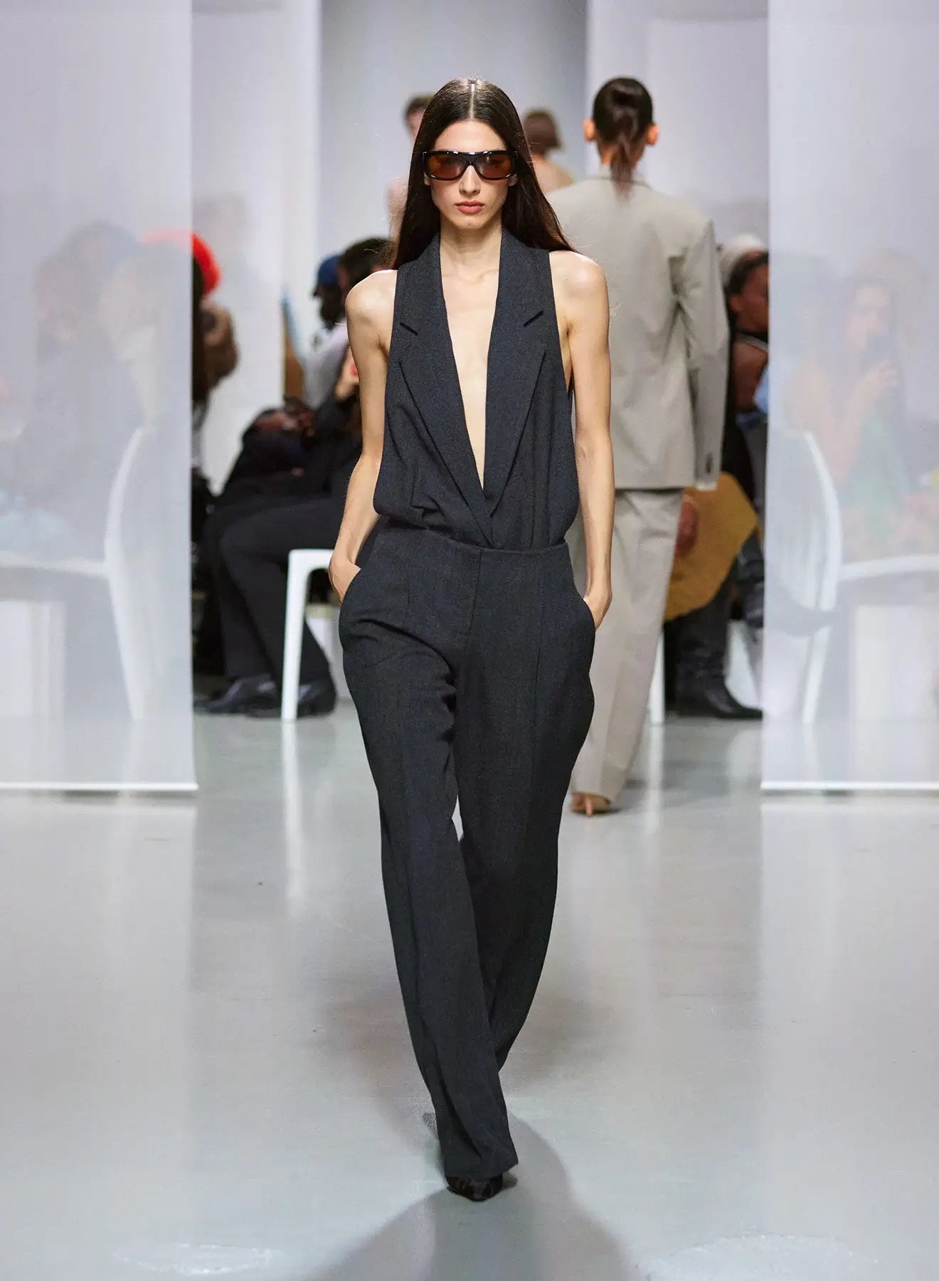 CHRISTOPHER ESBER FACILE TAILORED TWILL BODYSUIT | THE NEW TREND
