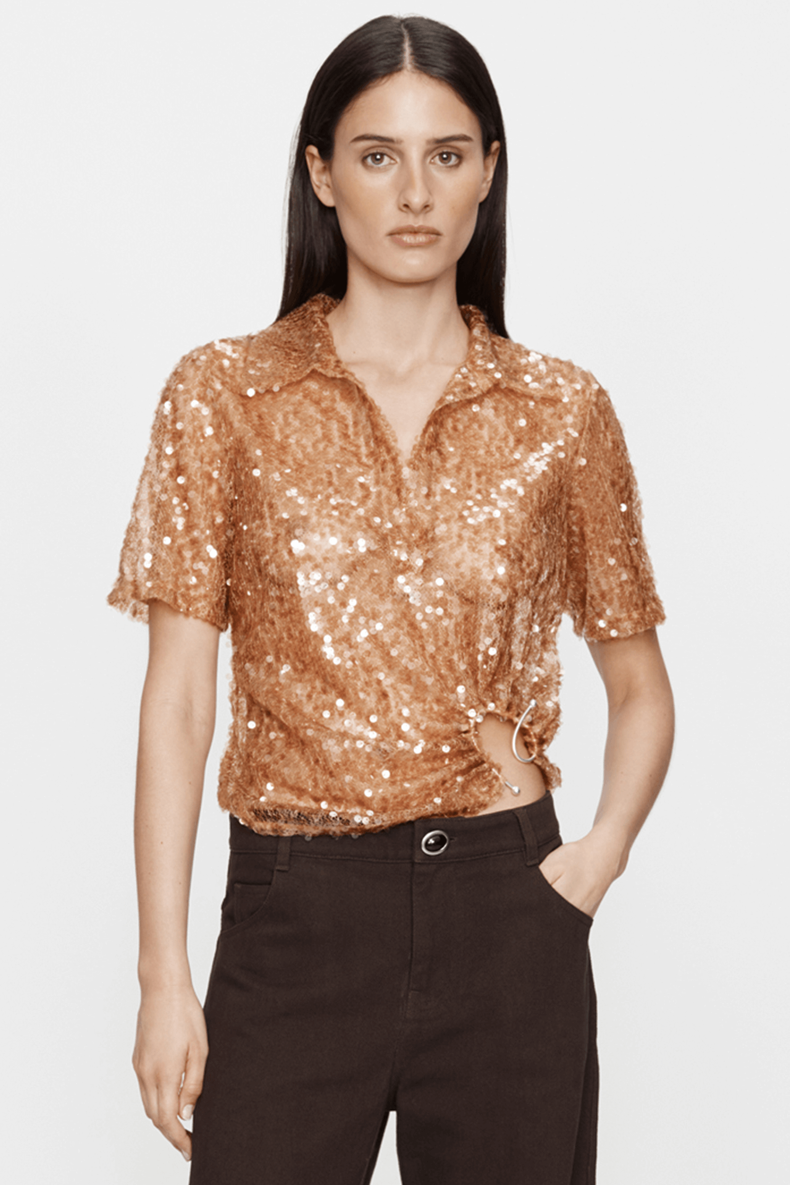CHRISTOPHER ESBER ILLUMINATE SEQUIN POLO | THE NEW TREND